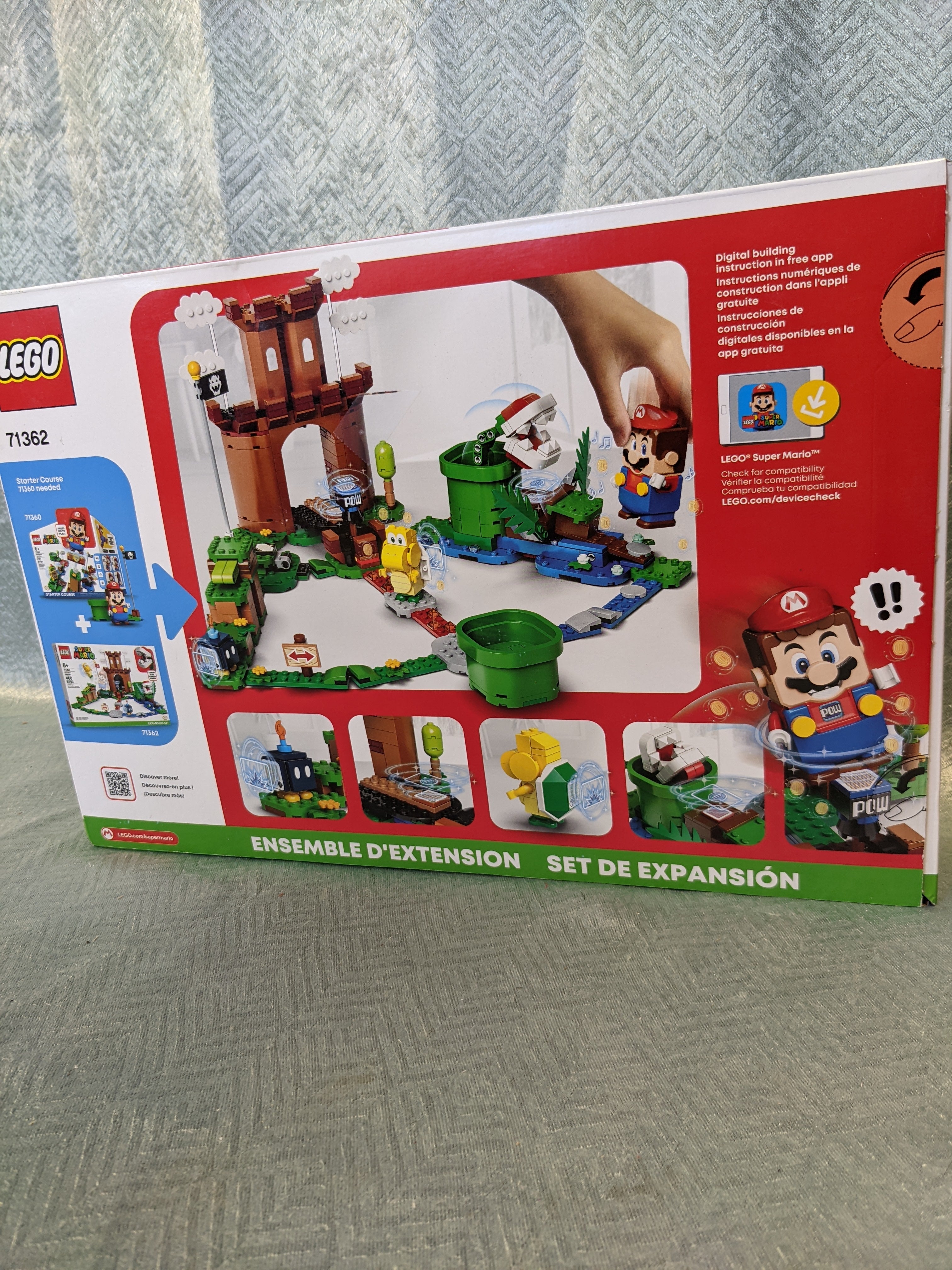 LEGO Super Mario Guarded Fortress Expansion Set 71362 Building Kit (7593214771438)