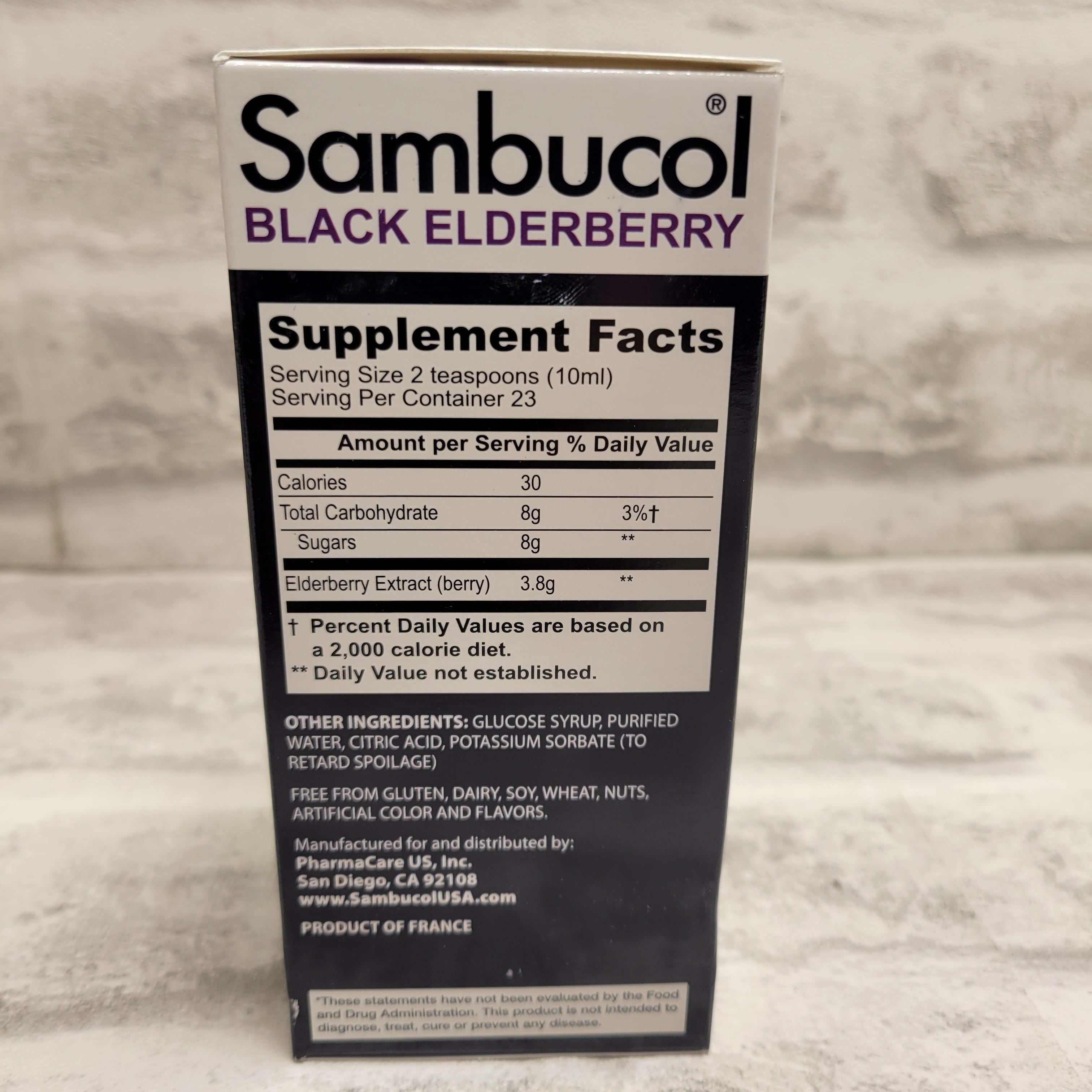 Sambucol Black Elderberry Syrup Original Formula, 7.8 Ounce Bottle (7618393243886)