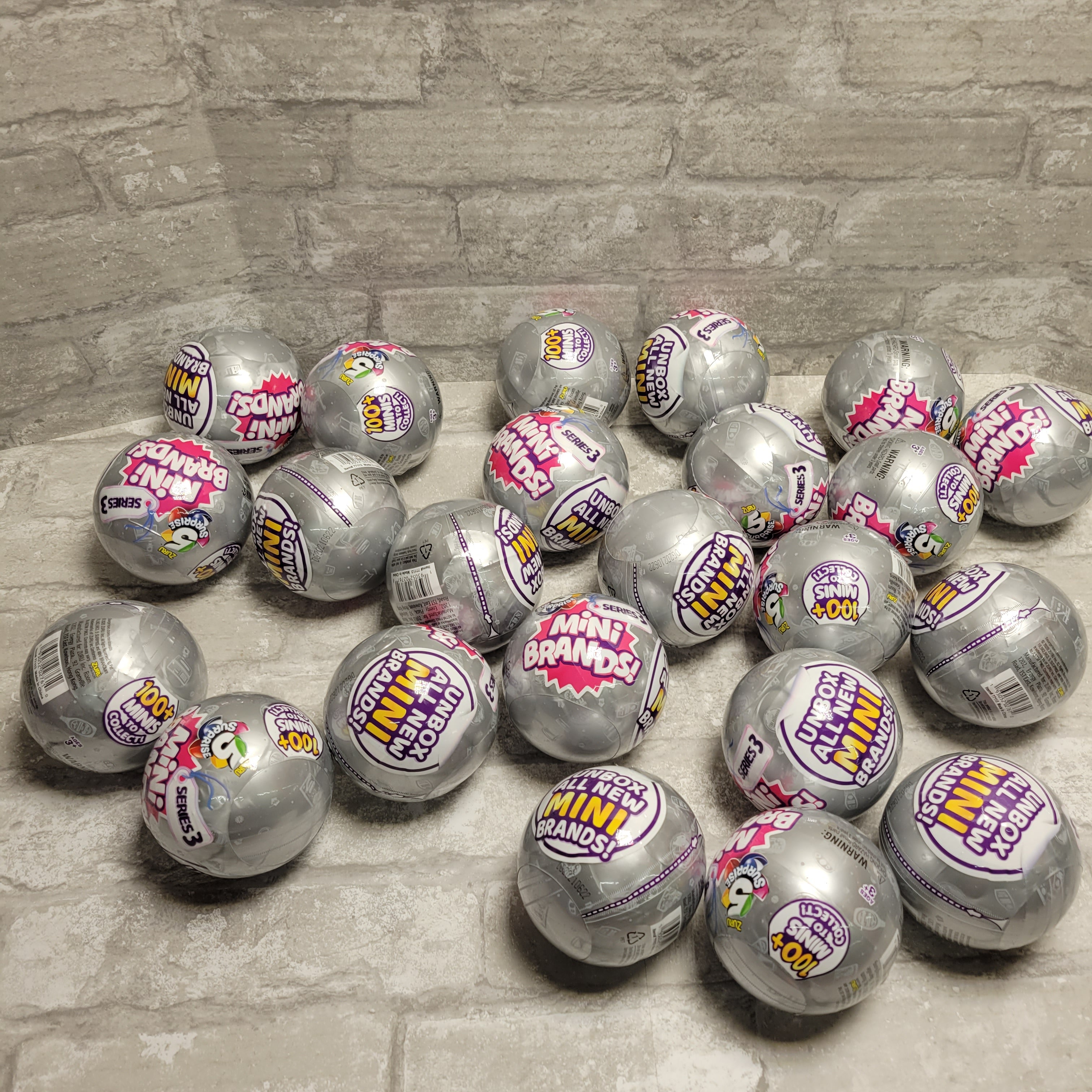 Zuru 5 Surprise MINI BRANDS Series 3 - Collectible Balls Full Retail Case of 23 (7994581647598)