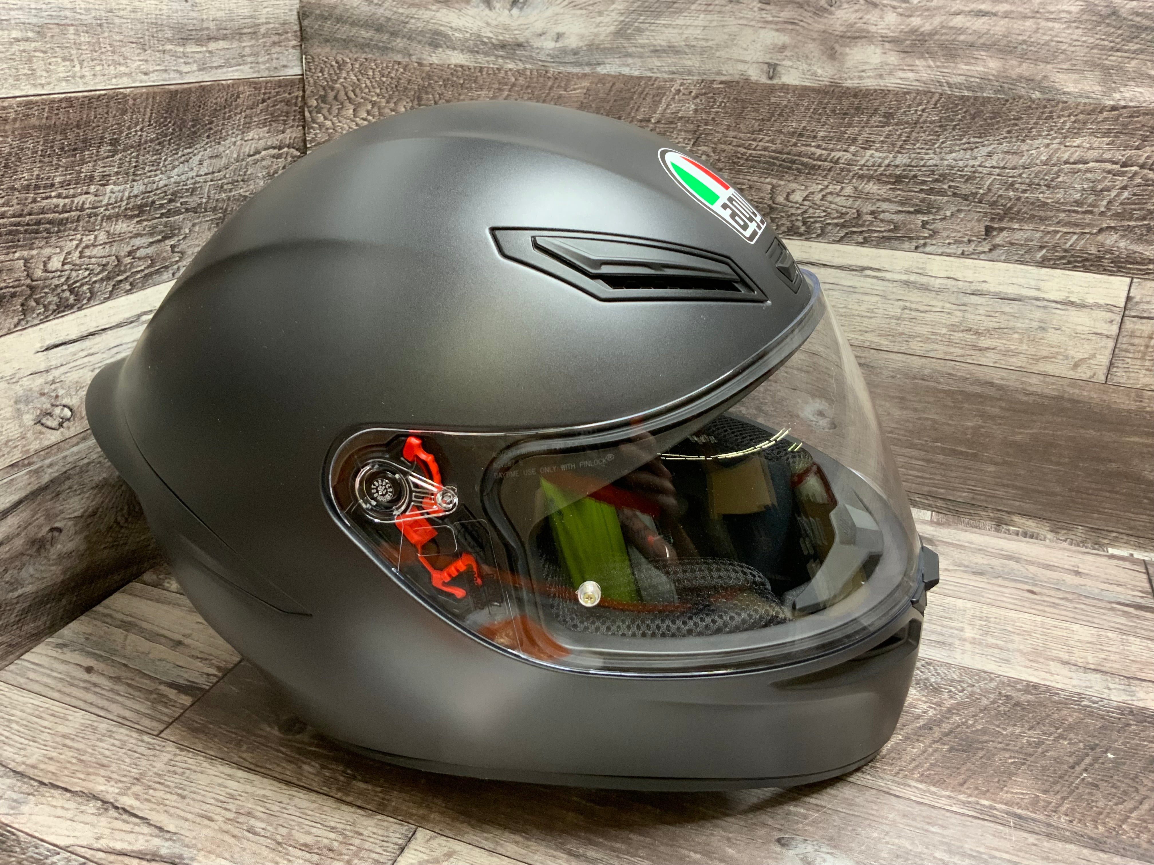 AGV K1 S Black Helmet - Extra Large, Matte Black (8098453553390)