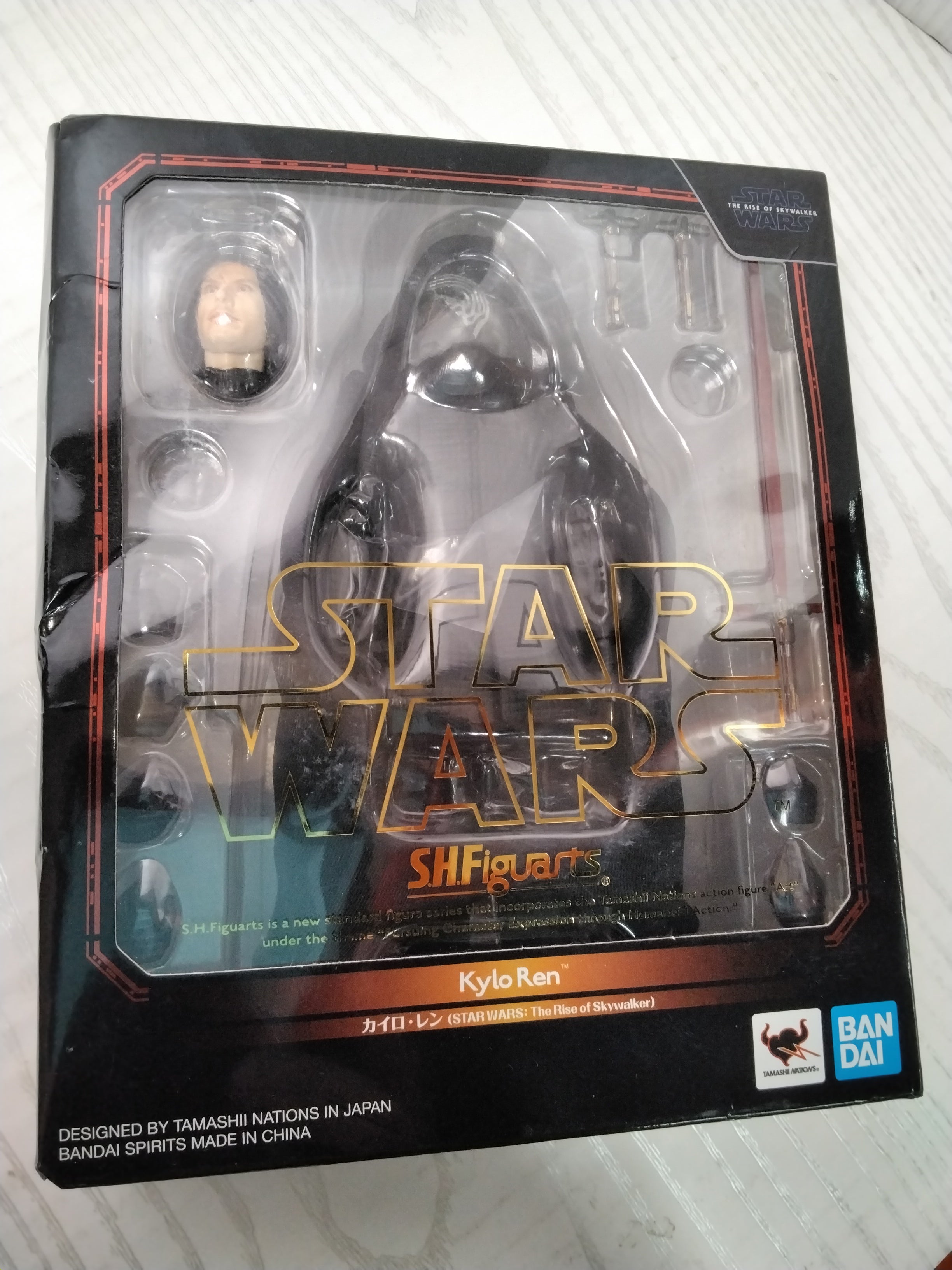 S.H.Figuarts Star Wars Kylo Ren (The Rise of Skywalker) 6in.  Action Figure (7849607790830)