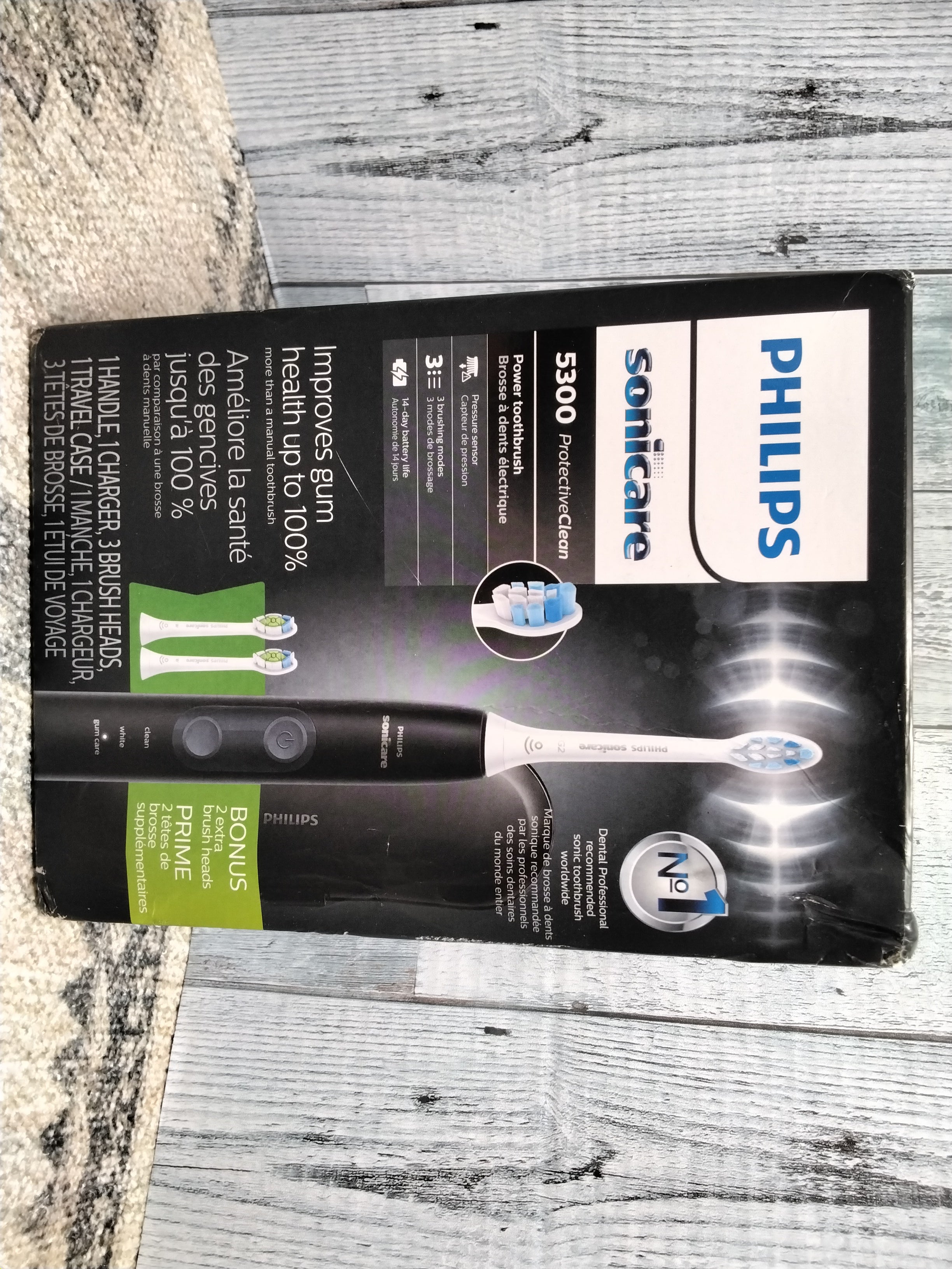 Philips Sonicare ProtectiveClean 5300 Rechargeable Electric Power Toot