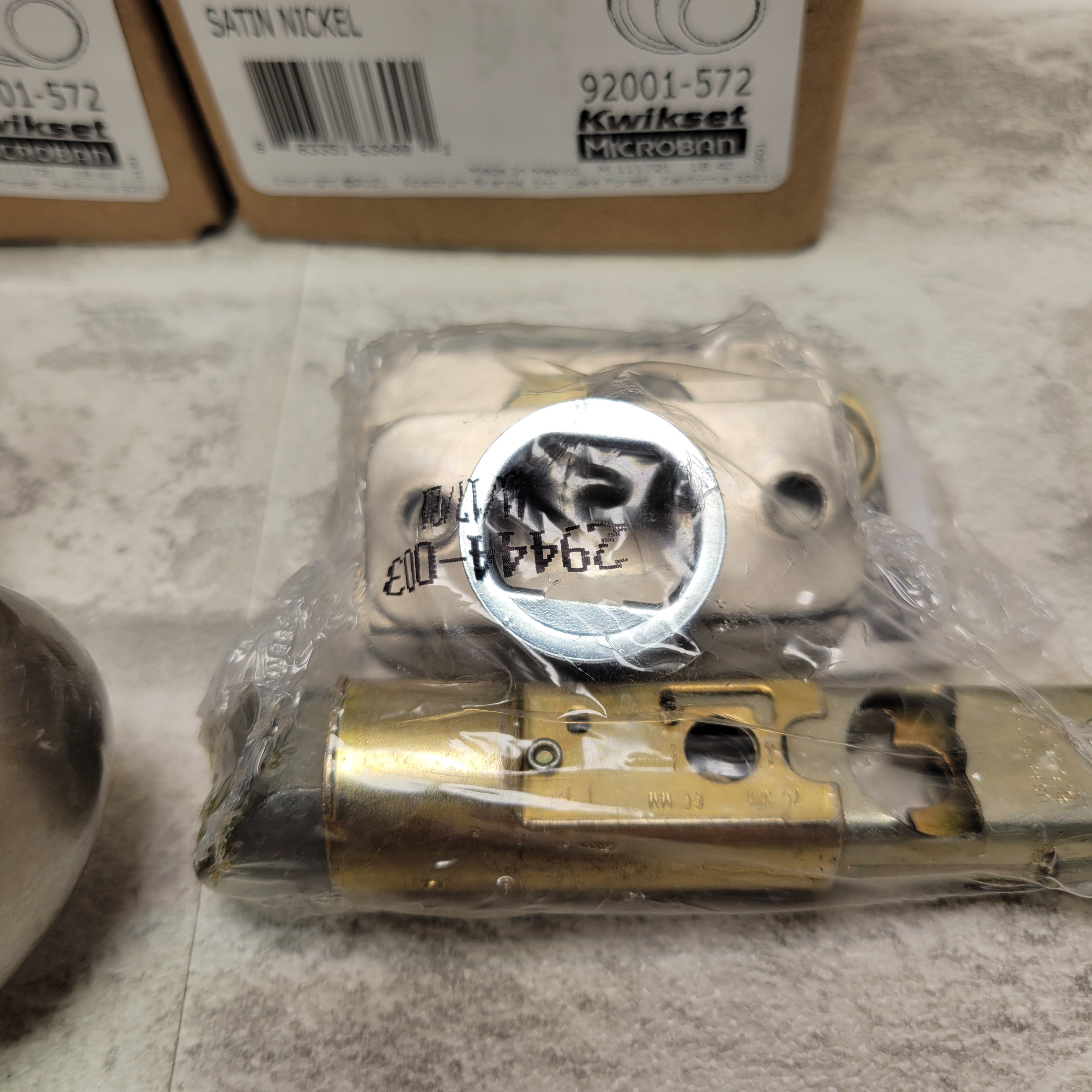 (Lot of 4) Kwikset 92001-572 Cove Passage Hall and Closet Knob In Satin Nickel (7590363136238)