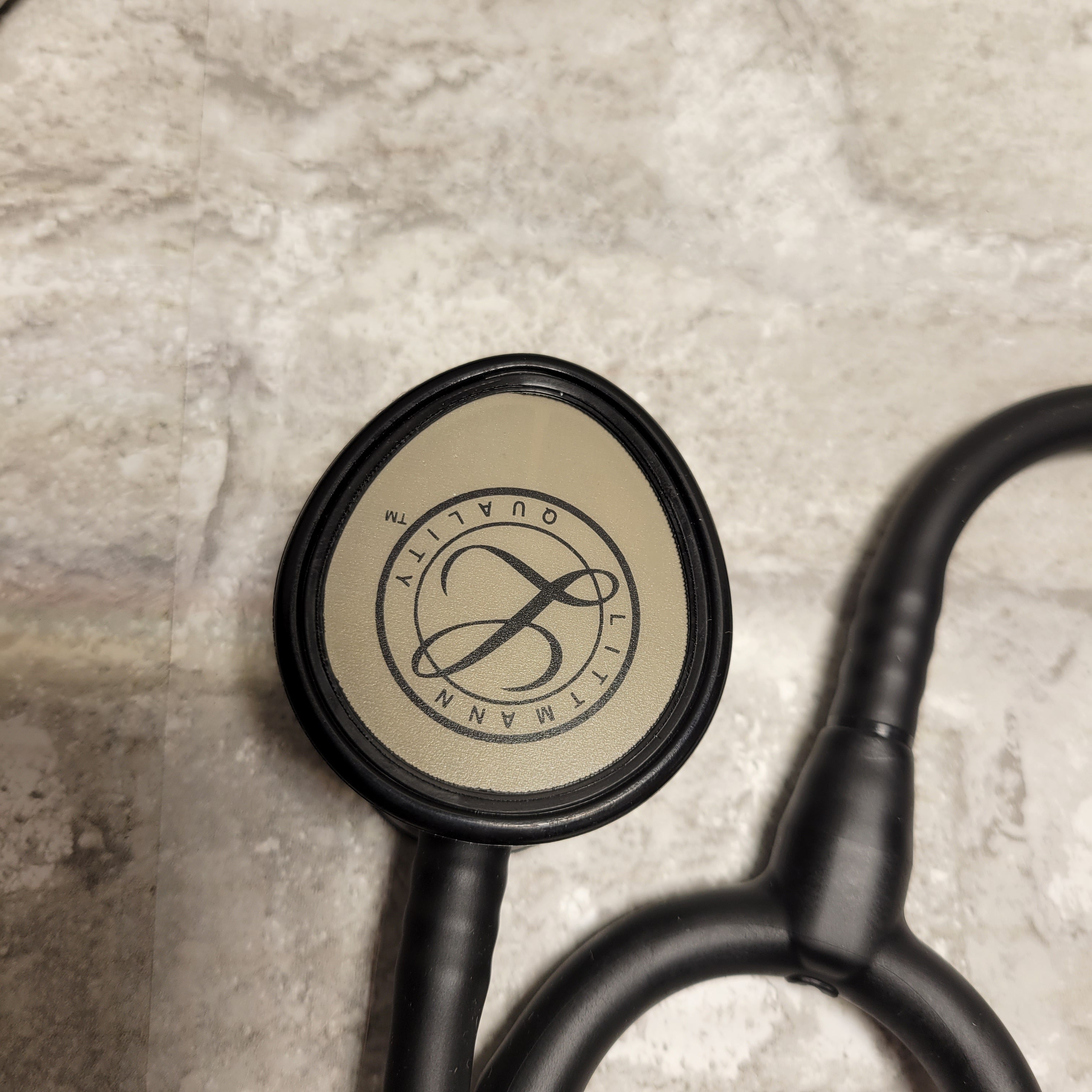 3M Littmann Lightweight II S.E. Stethoscope, Black Tube, 28 inch, 2450 (8037883445486)