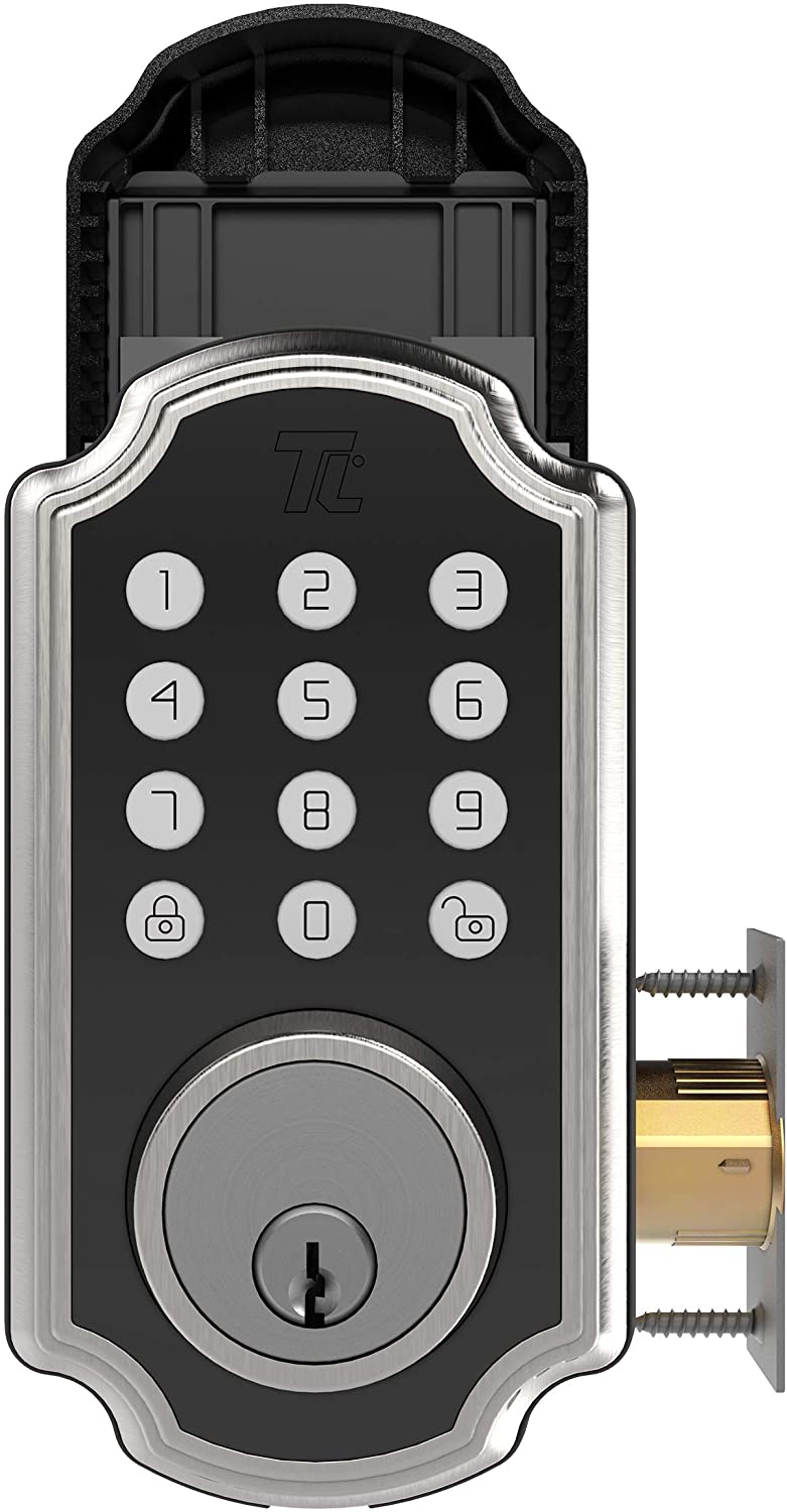TURBOLOCK TL117 Smart Lock with Keypad, Voice Prompts Brushed Nickel (6984380252343)