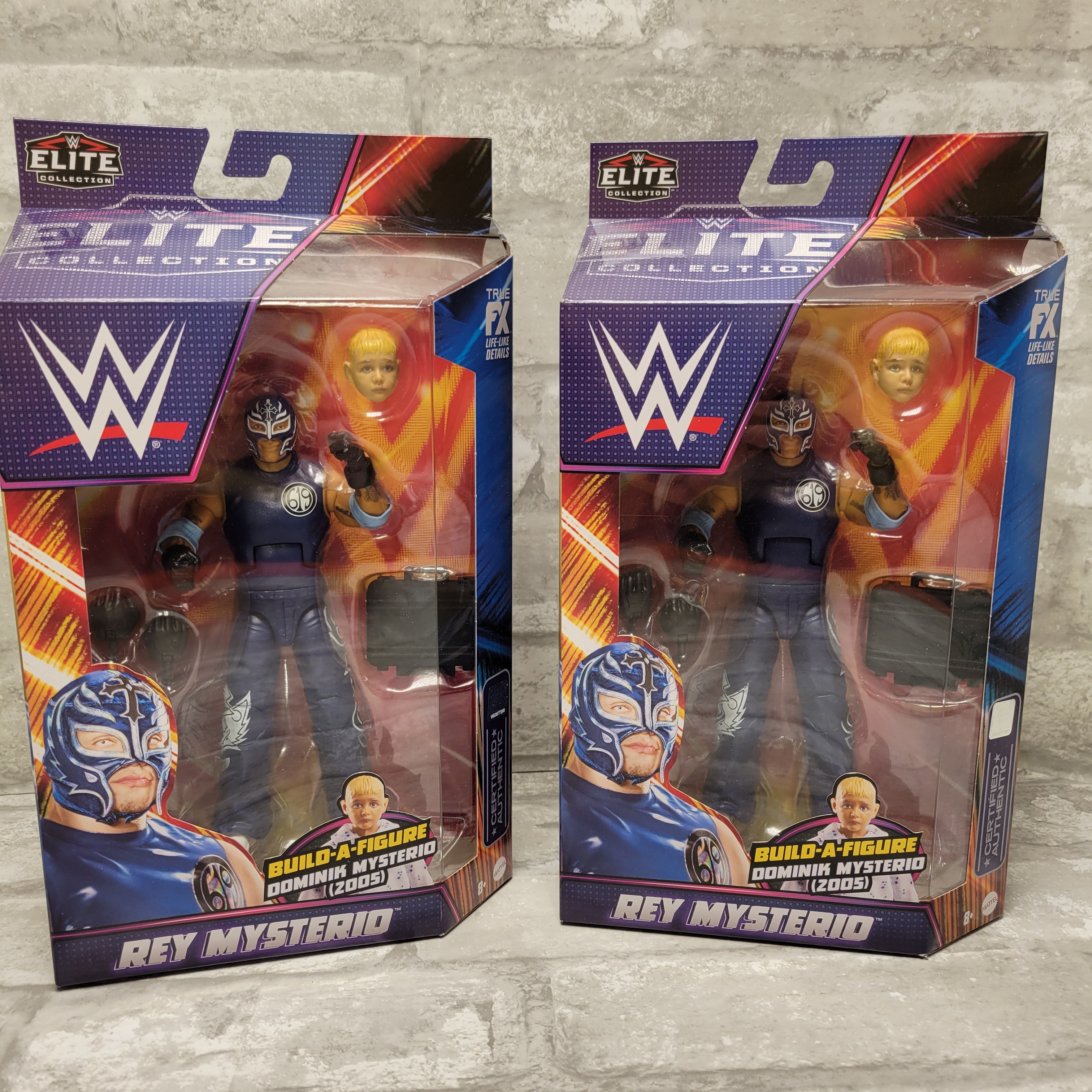 (2) WWE Rey Mysterio SummerSlam Elite Collection Action Figure (7941878710510)