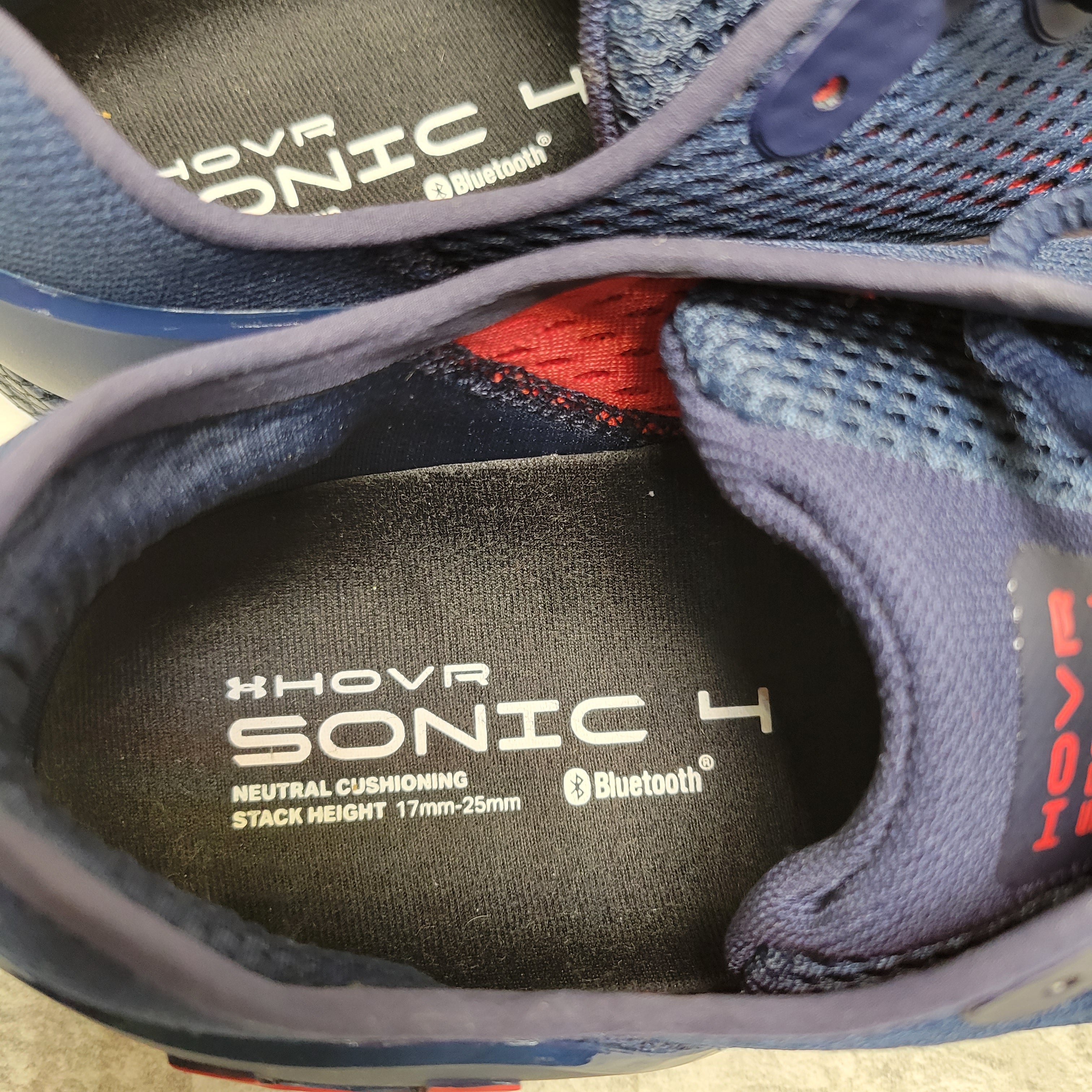 Under Armour HOVR Sonic 4 Mens, Red/White/Blue 11.5 (7876403986670)