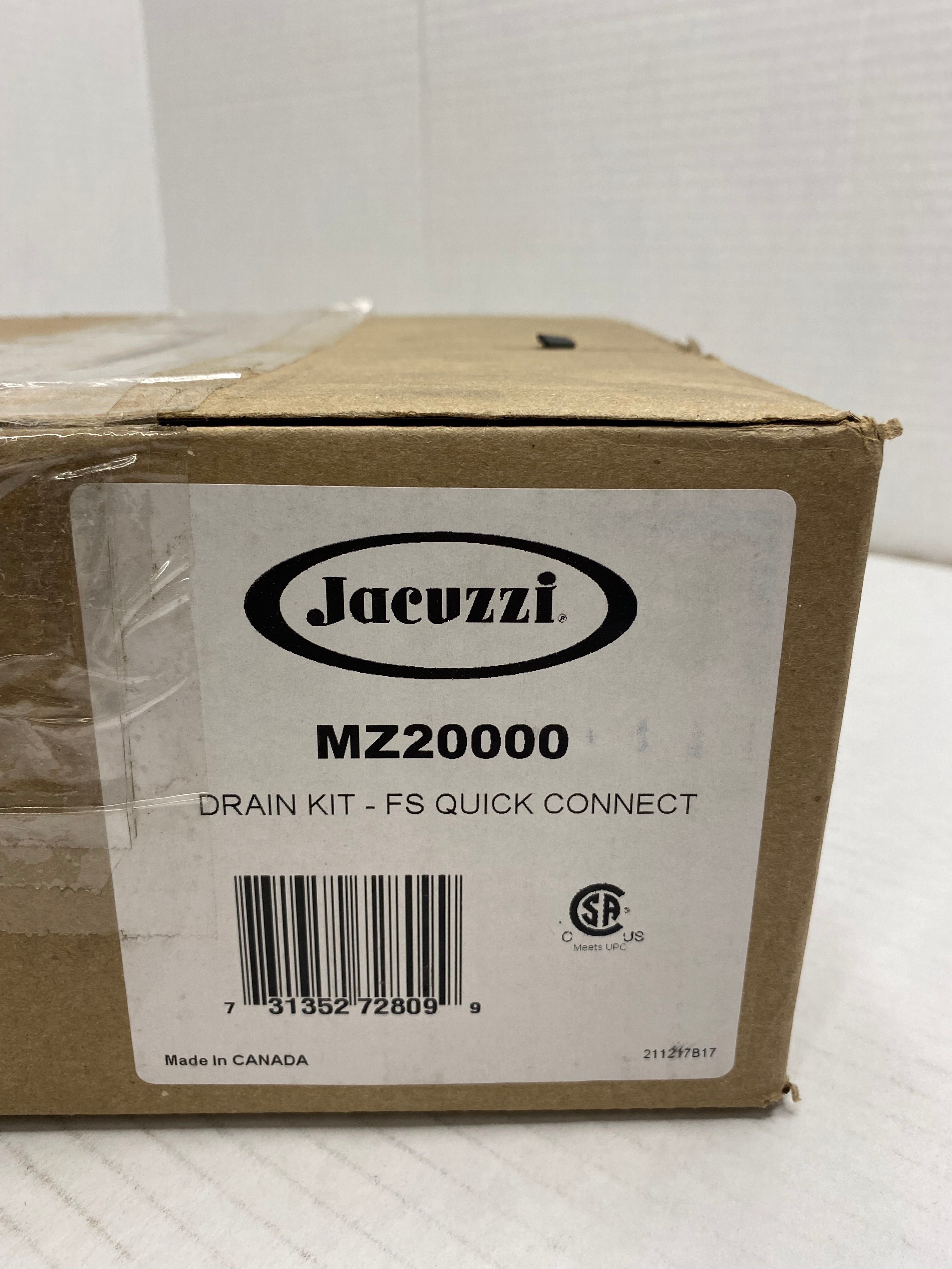 Jacuzzi MZ20000 Drain Installation Set Accessory *OPEN BOX*