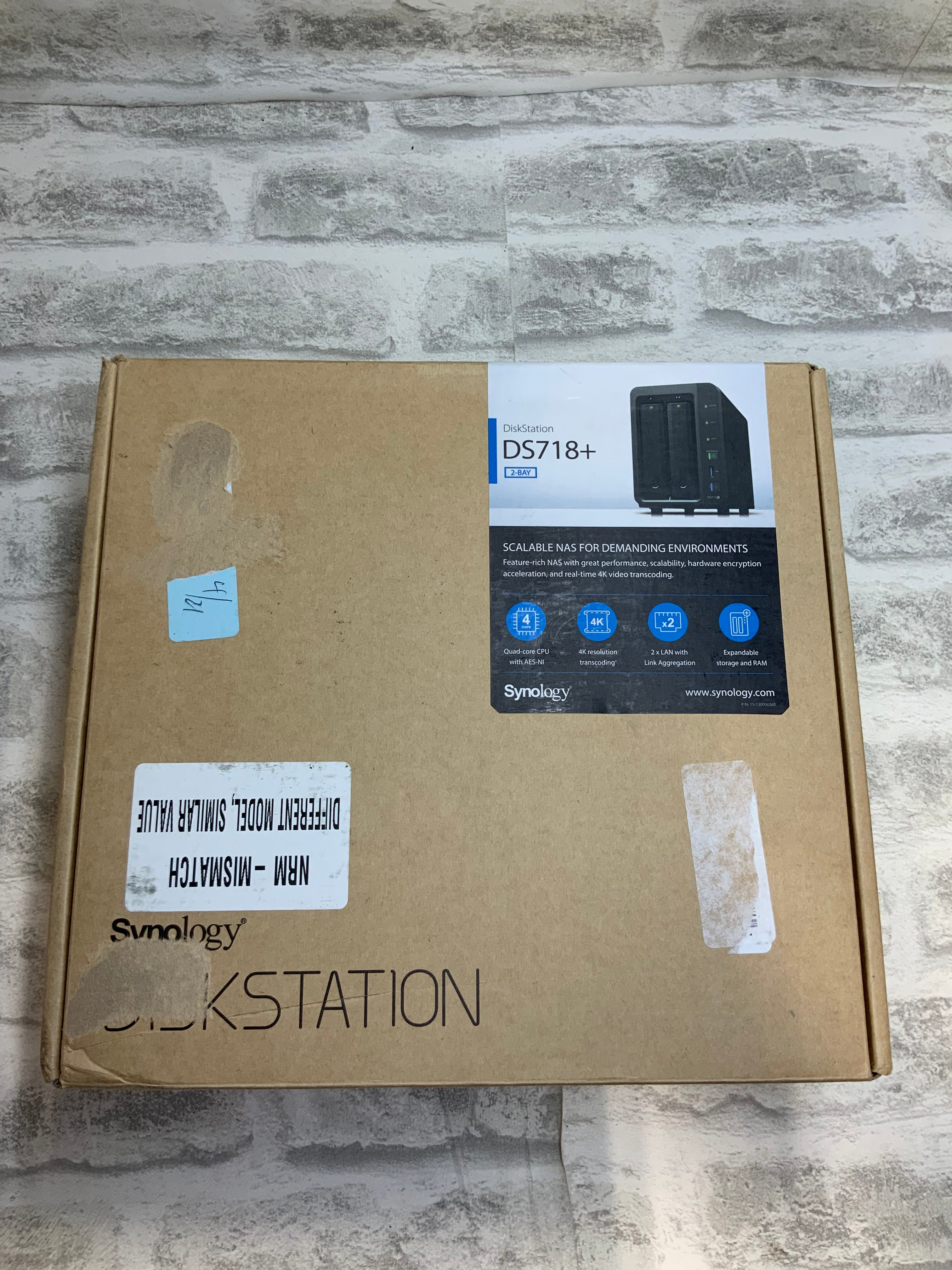 Synology 2 bay NAS DiskStation DS718+ (Diskless) (7561105342702)