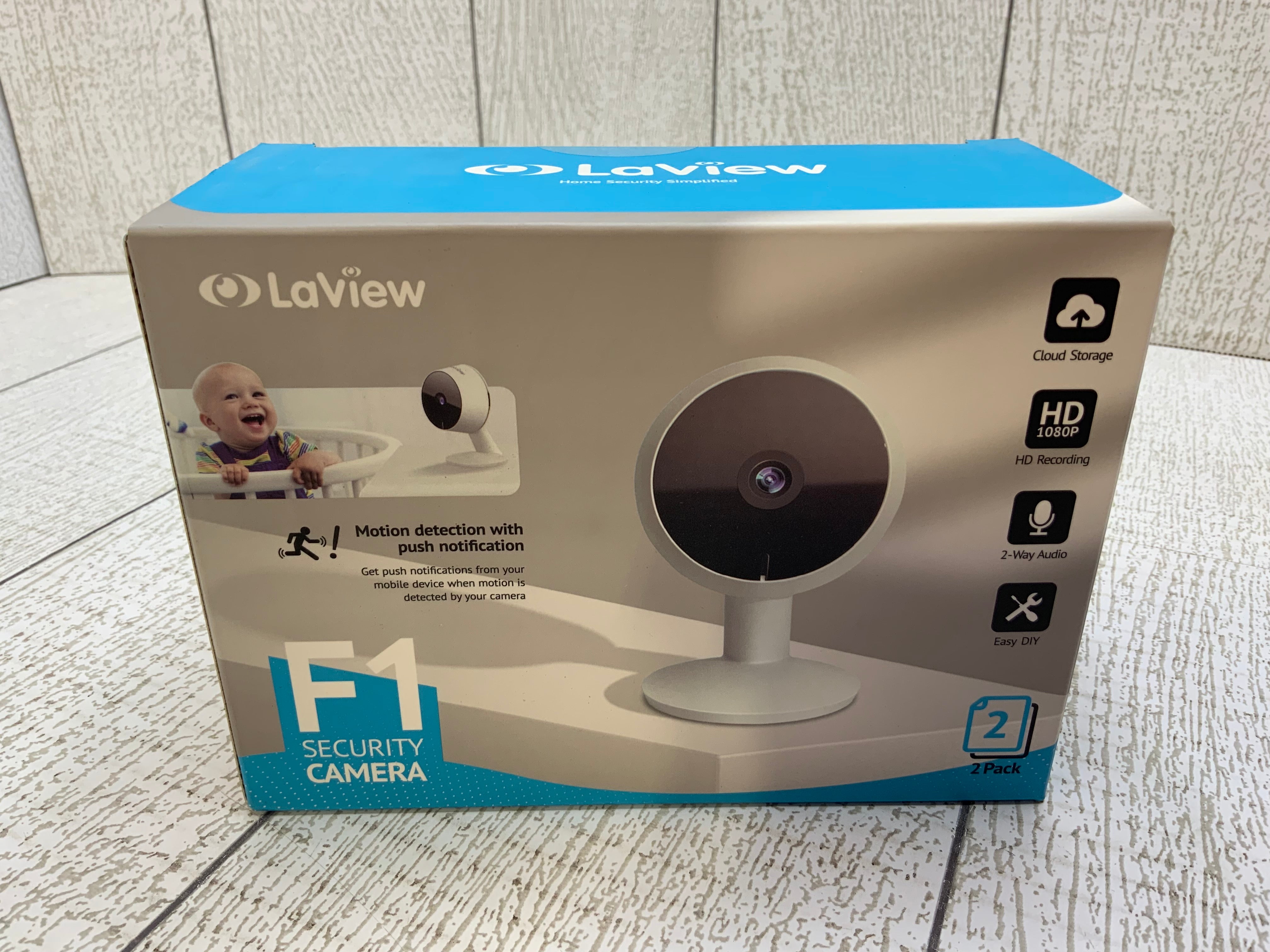 Laview Security Camera HD 1080P(2 Pack),Baby Monitor Motion Detection (7953518788846)