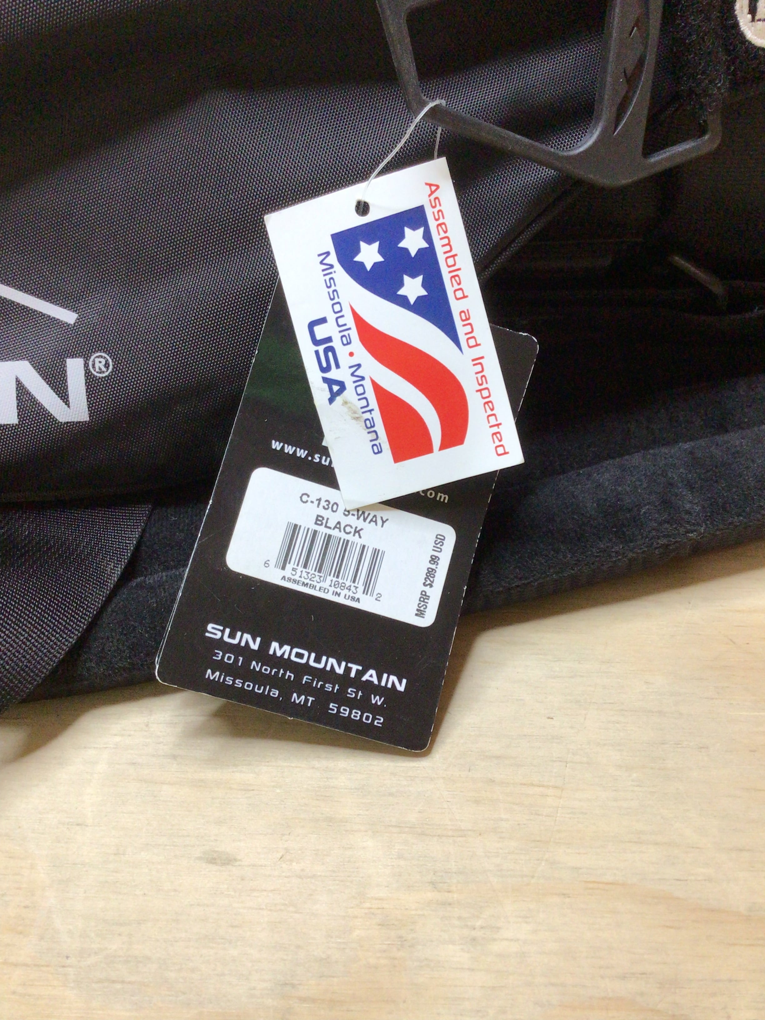 Sun Mountain C-130 5-Way Top Cart Golf Bag Mens **READ - SCUFFS** (8109597032686)