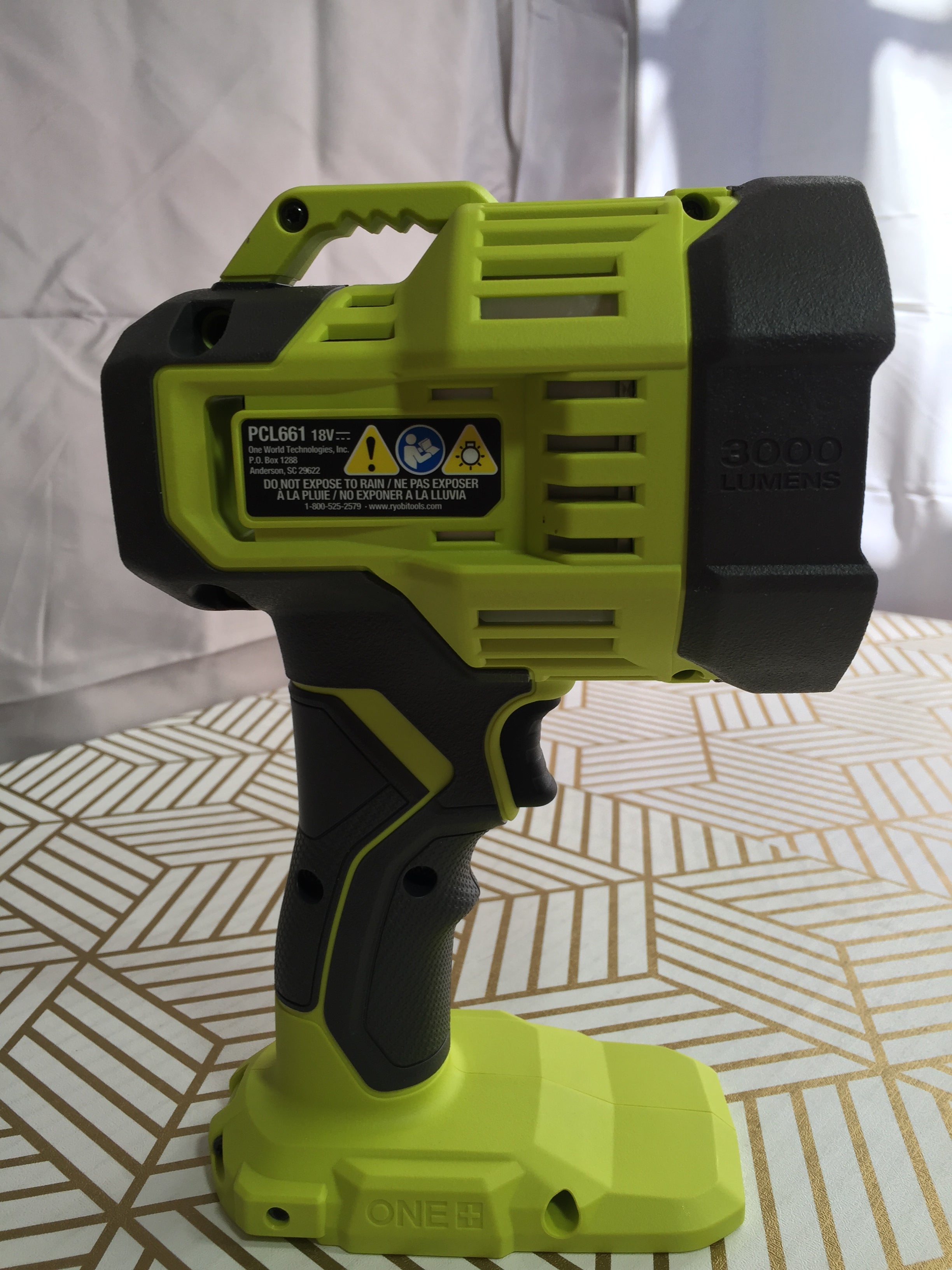 RYOBI ONE+ 18V Cordless LED Spotlight - PCL661 - TOOL ONLY | NO BOX