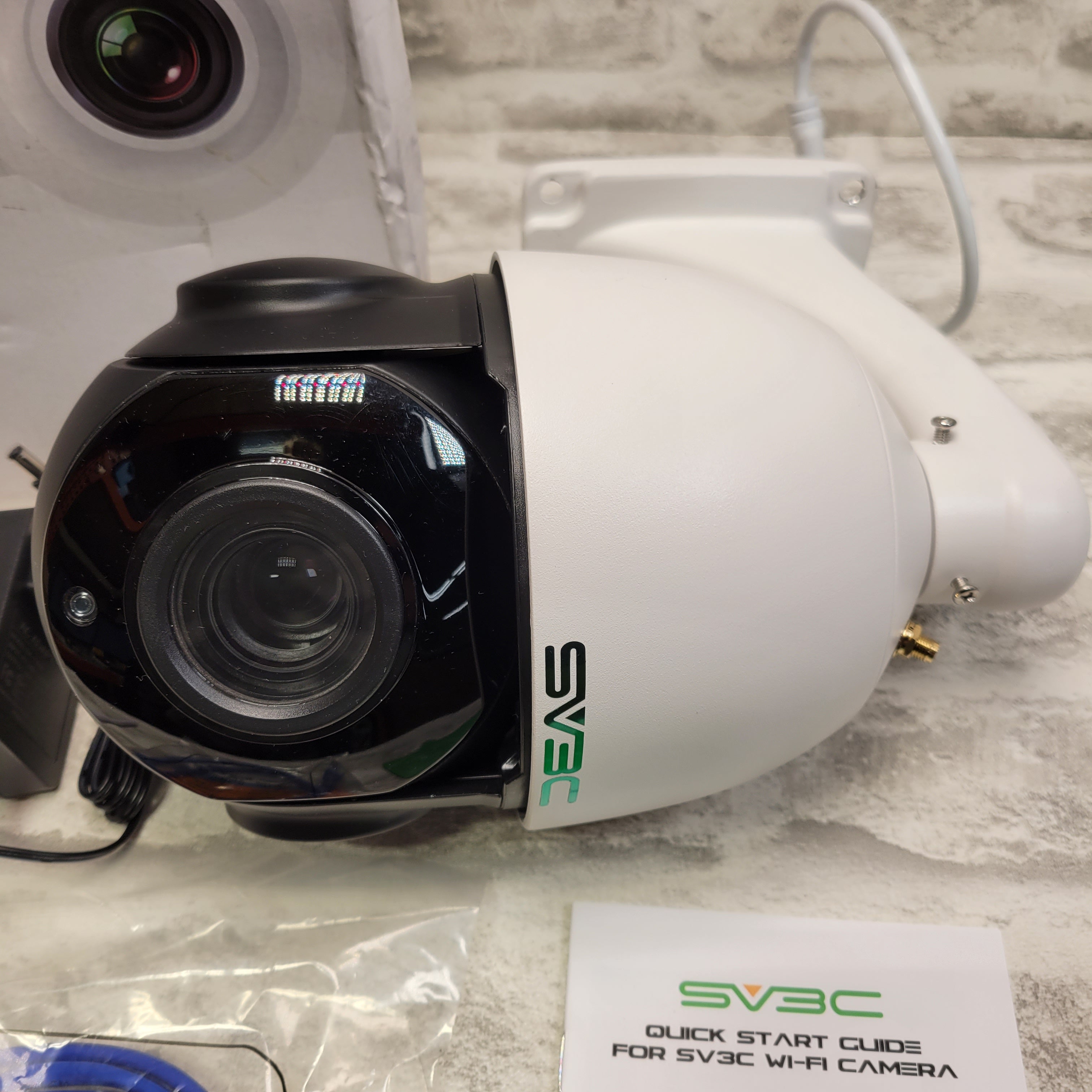 WiFi Security Camera Outdoor, SV3C 1080P Pan Tilt Night Vision, Two-Way Audio (7544739102958)