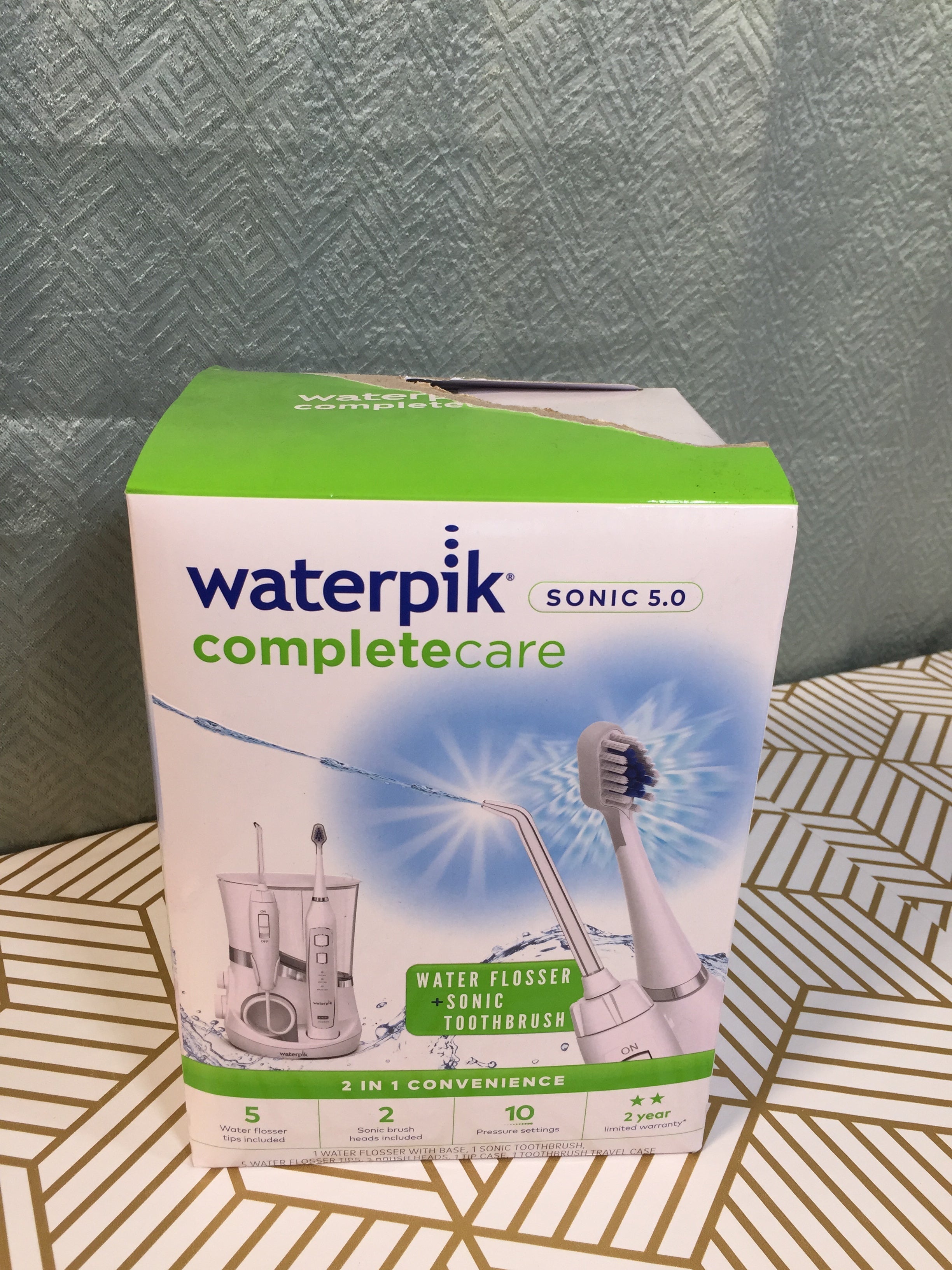 Waterpik WP-861 Blue/White Complete Care 5.0 (7656142602478)