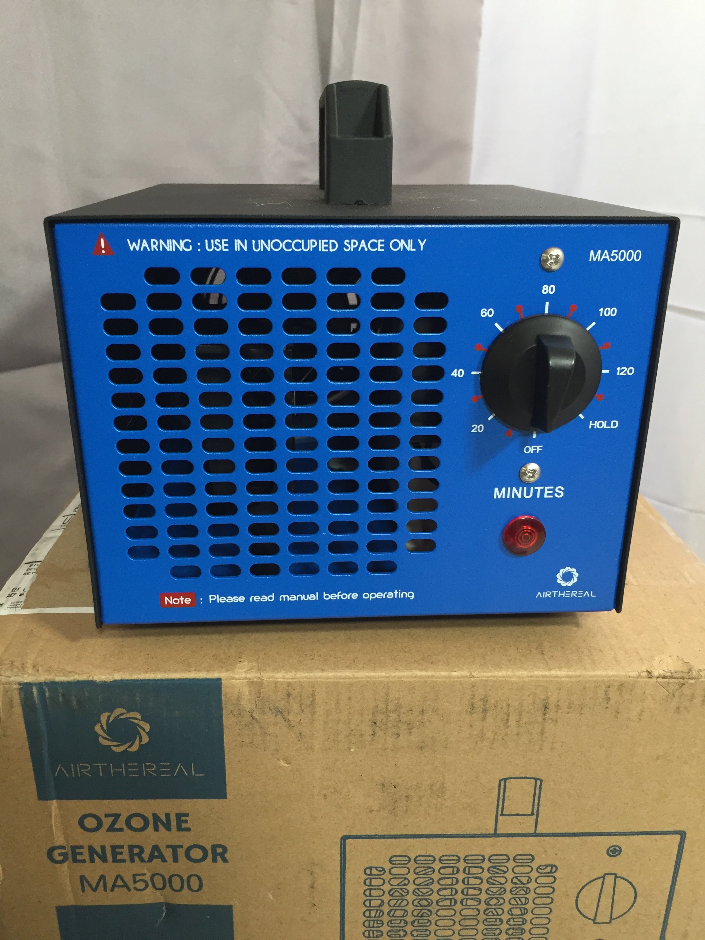 AIRTHEREAL MA5000 Commercial Ozone Generator, 5000mg/h O3 Machine (8035391701230)