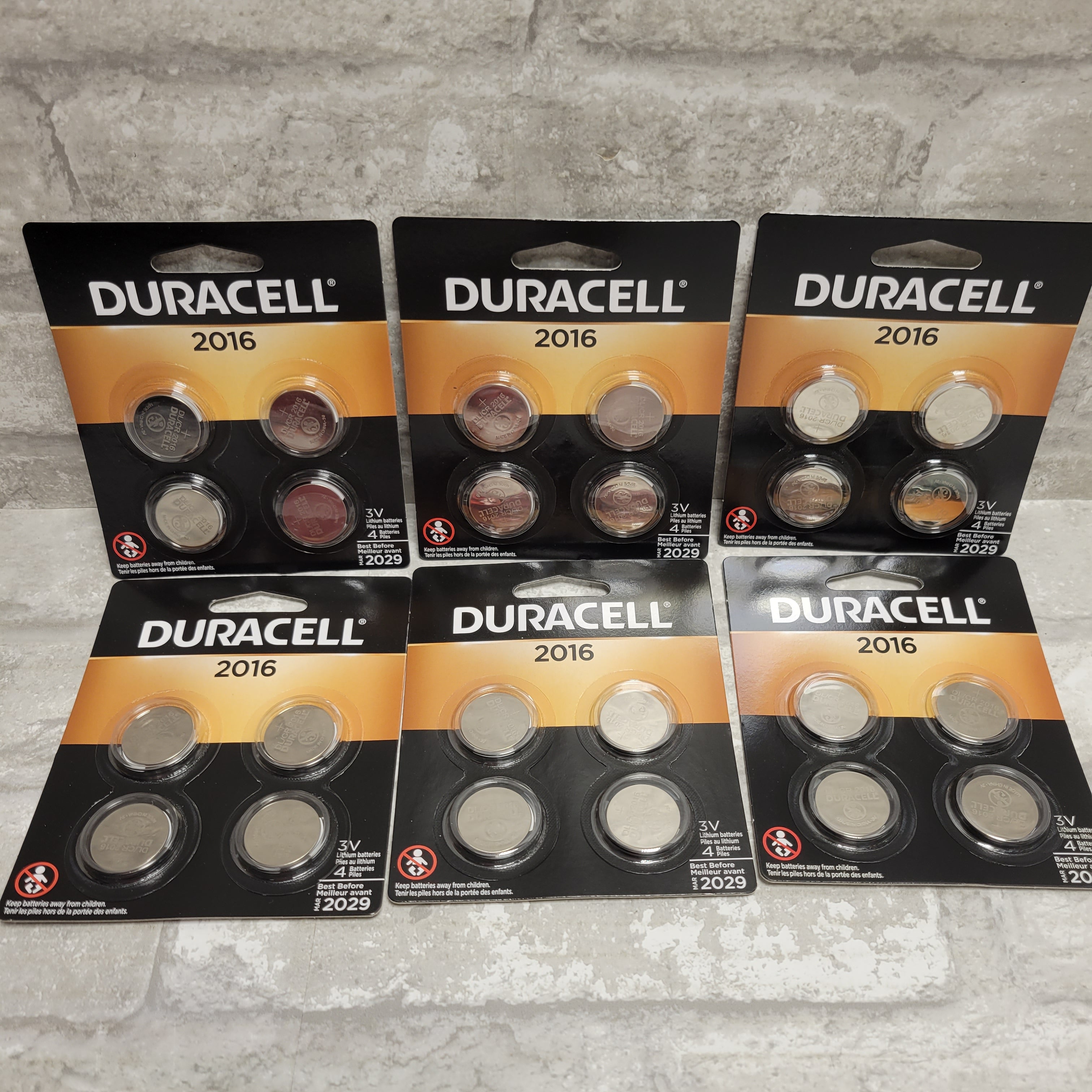 Duracell CR2016 3V Lithium Coin Cell Battery, 24 Count (8117136883950)