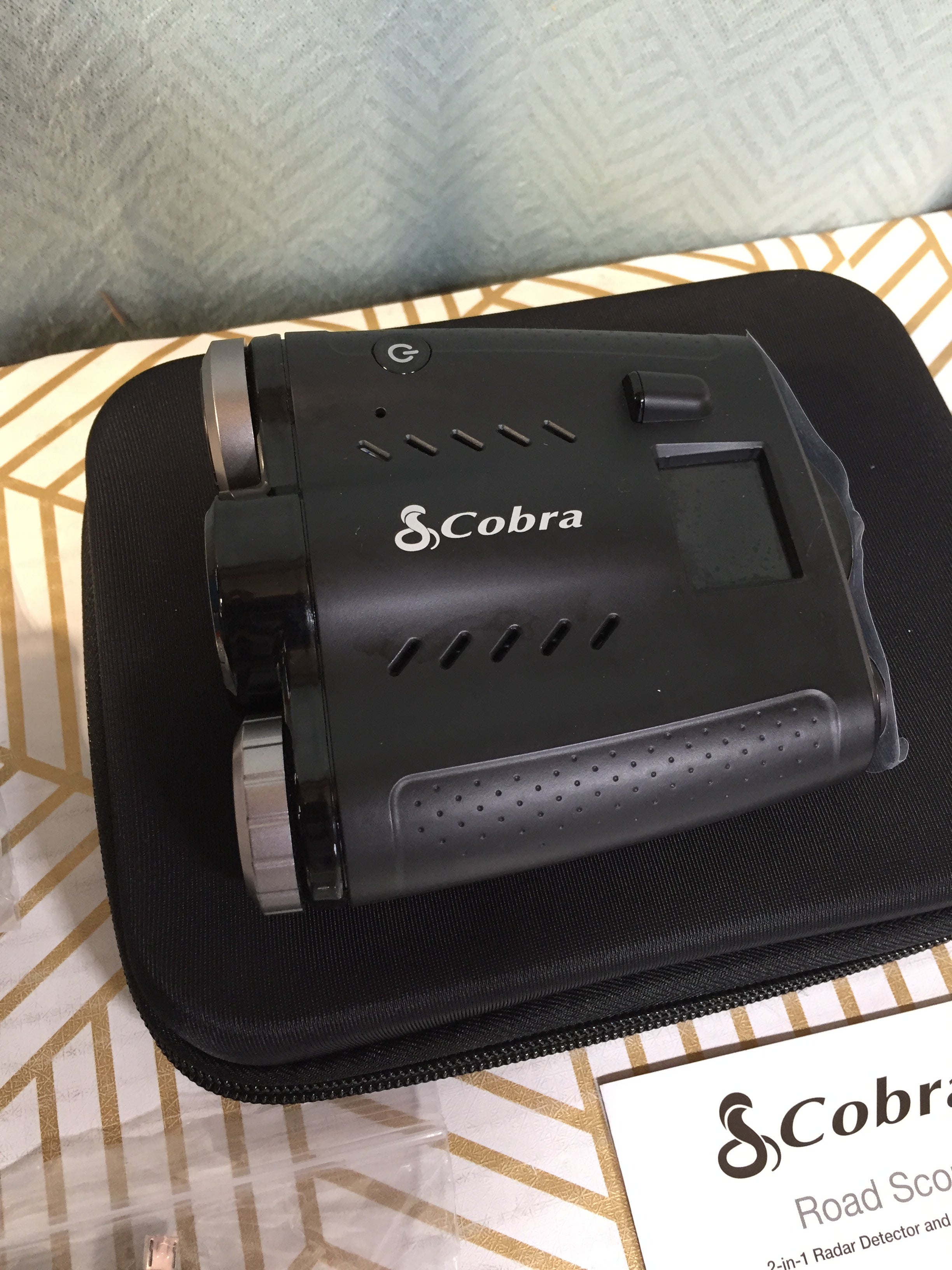 Cobra Road Scout Dash Cam and Radar Detector, WiFi, Bluetooth, iRadar - Dash Camera (7943786201326)