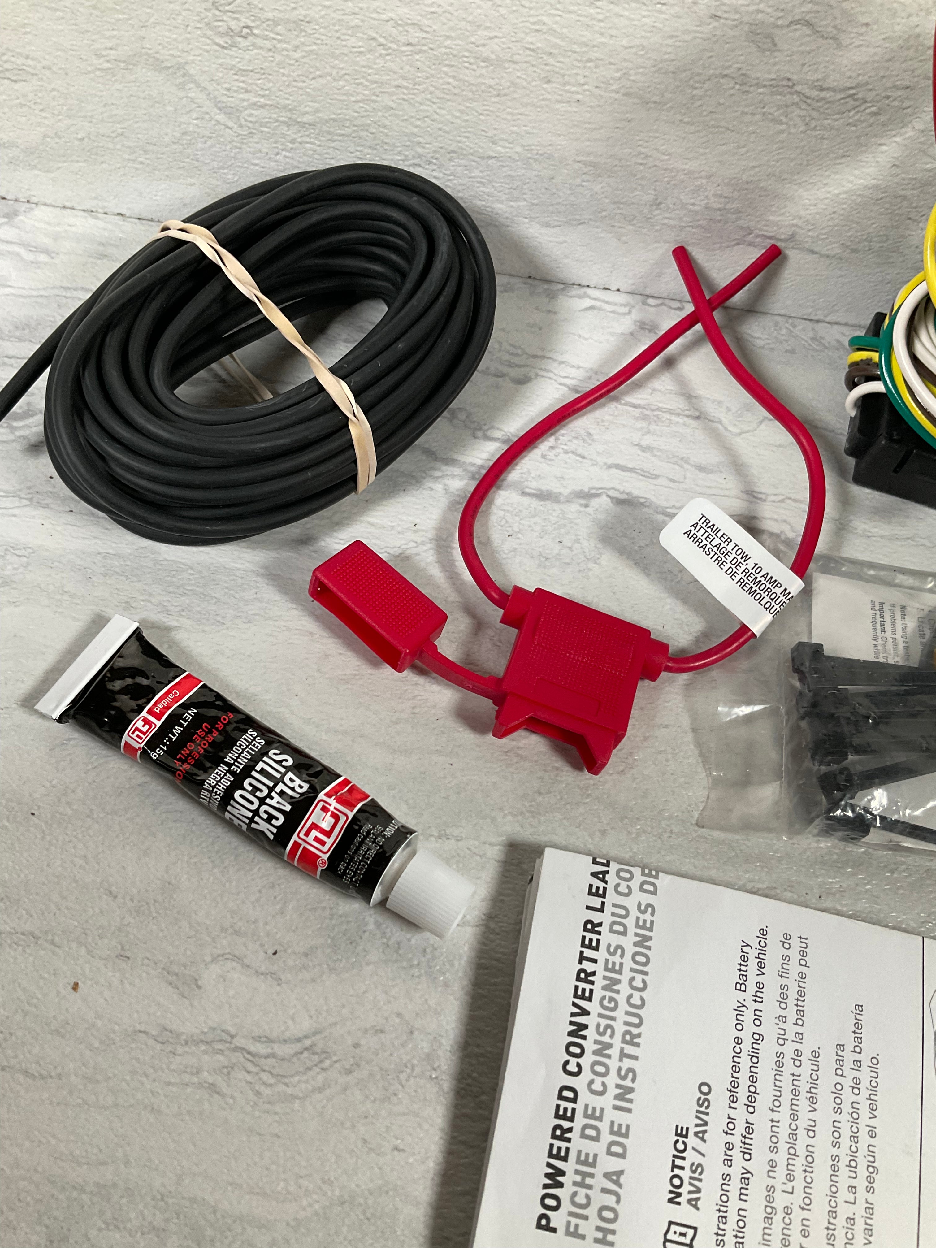 56353 Vehicle-Side Custom 4-Pin Trailer Wiring Harness, Fits Select Toyota Prius (6976032735415)