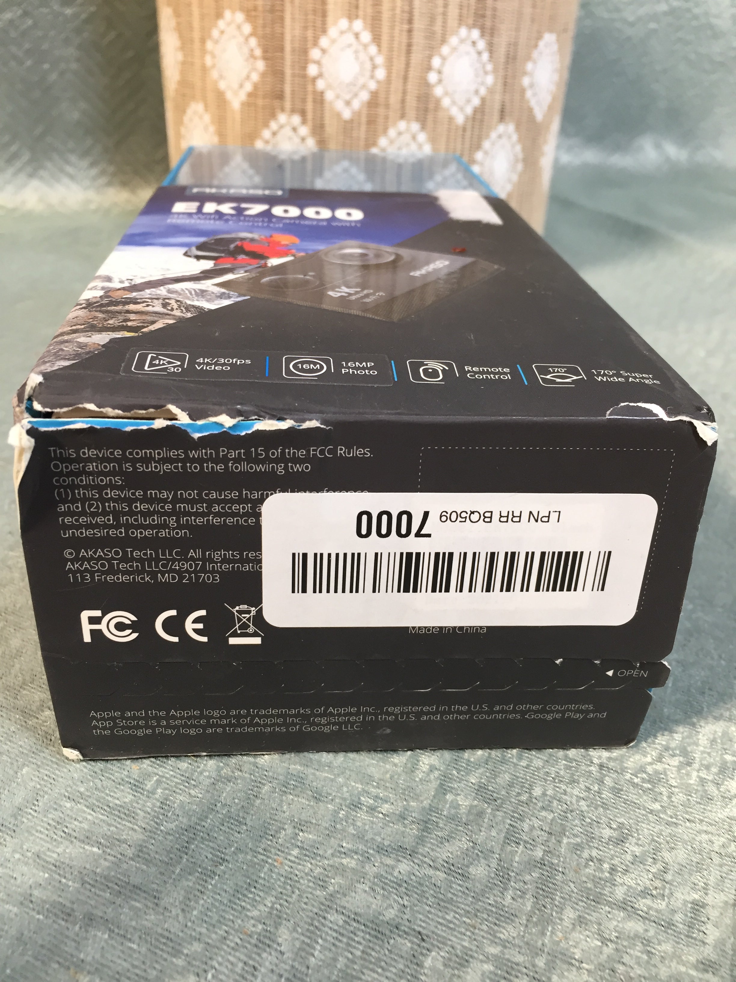 AKASO EK7000 4K30FPS Action Camera Ultra HD Underwater Camera (7575108649198)