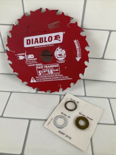 Diablo D053818WMX 5-3/8 in. x 18 Tooth Fast Framing Saw Blade New (6922802757815)