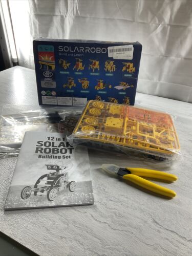 HOMOFY STEM Toys New Upgrade Solar Robot Kit 12 in 1 Solar Powered DIY Learning (6922805280951)