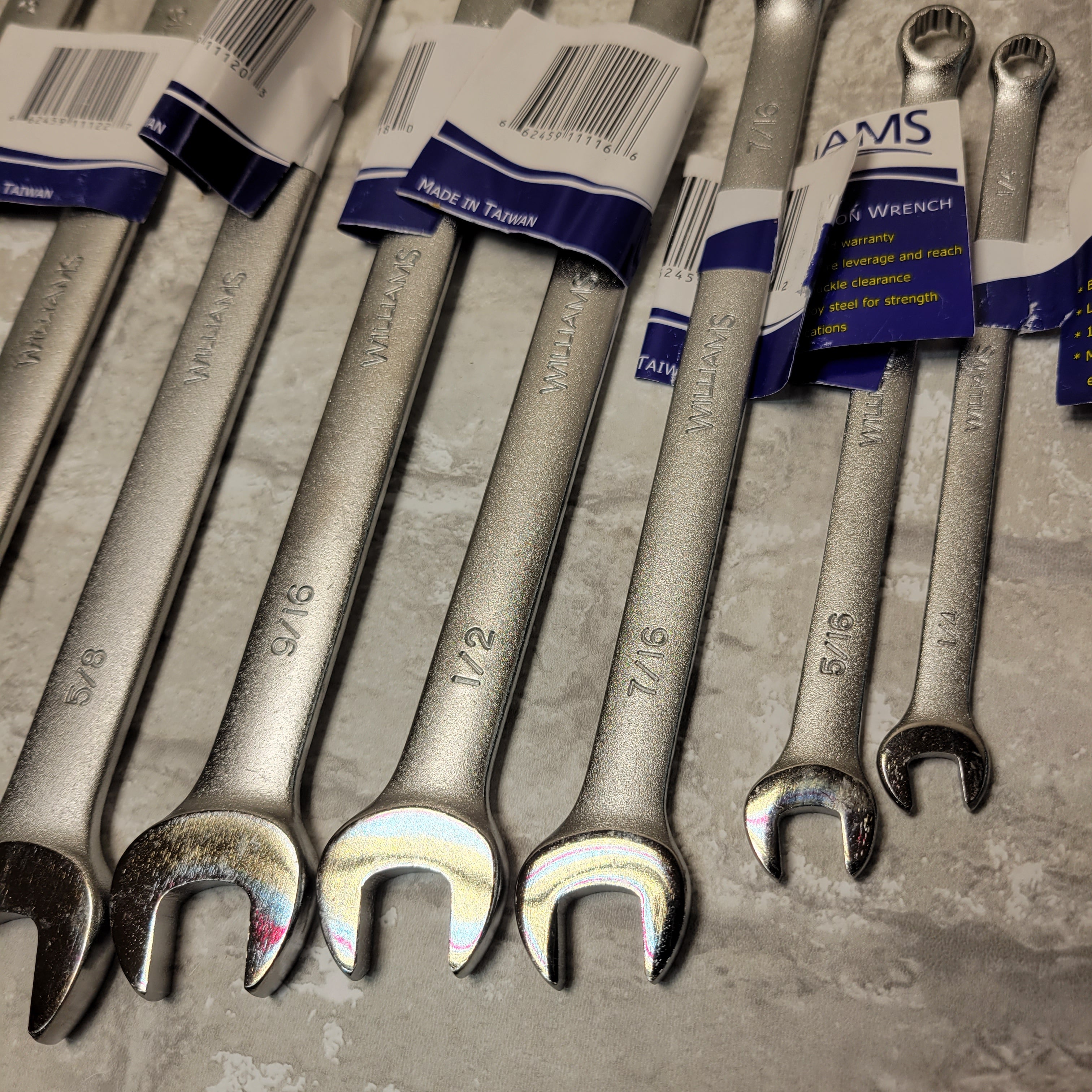 Williams 11006 Wrench Set 15 Pcs 1/4-1-1/4 *MISSING 3/8