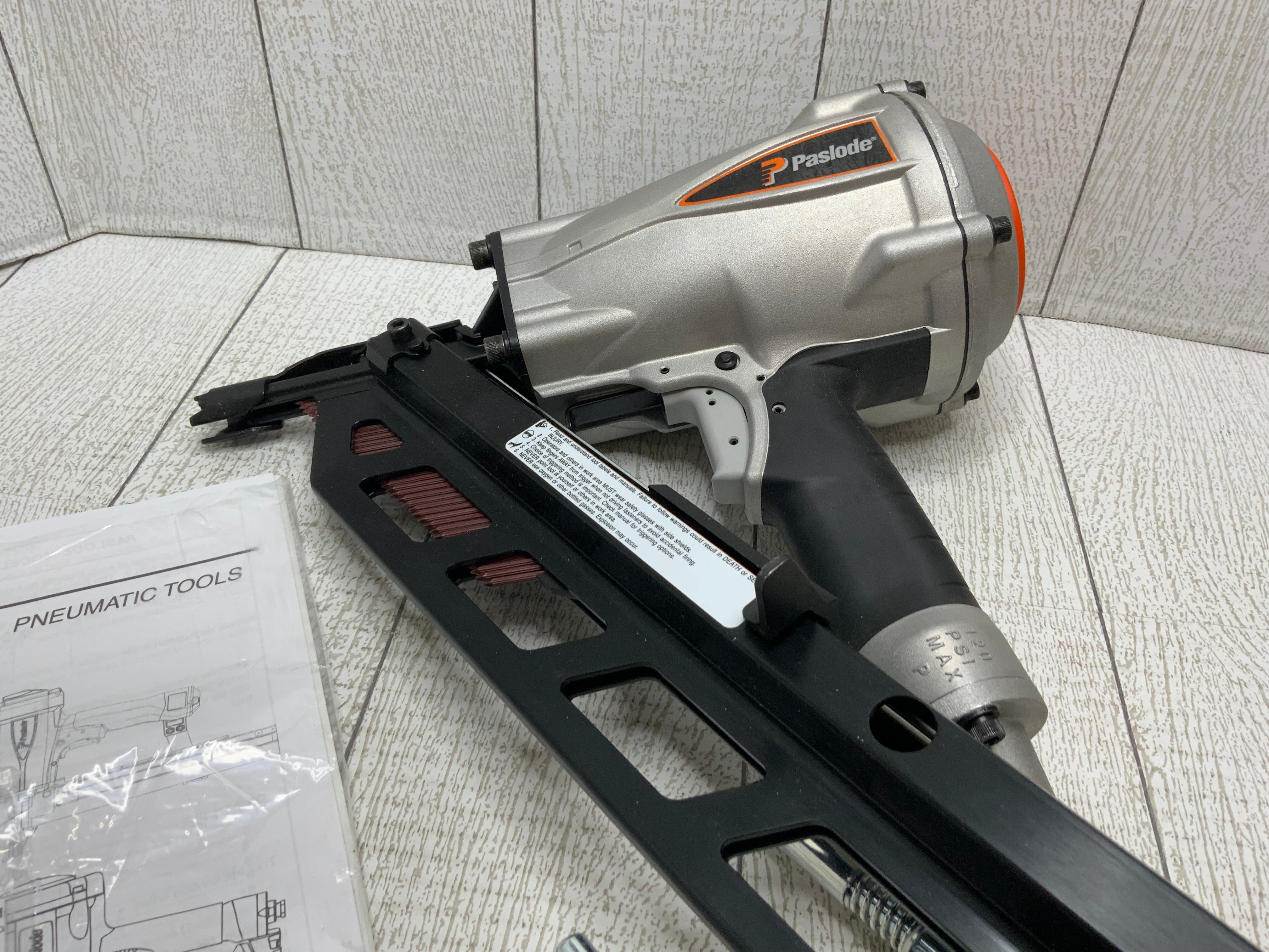 Paslode Framing Nailer, PowerMaster Plus (F350S) Air Compressor Power