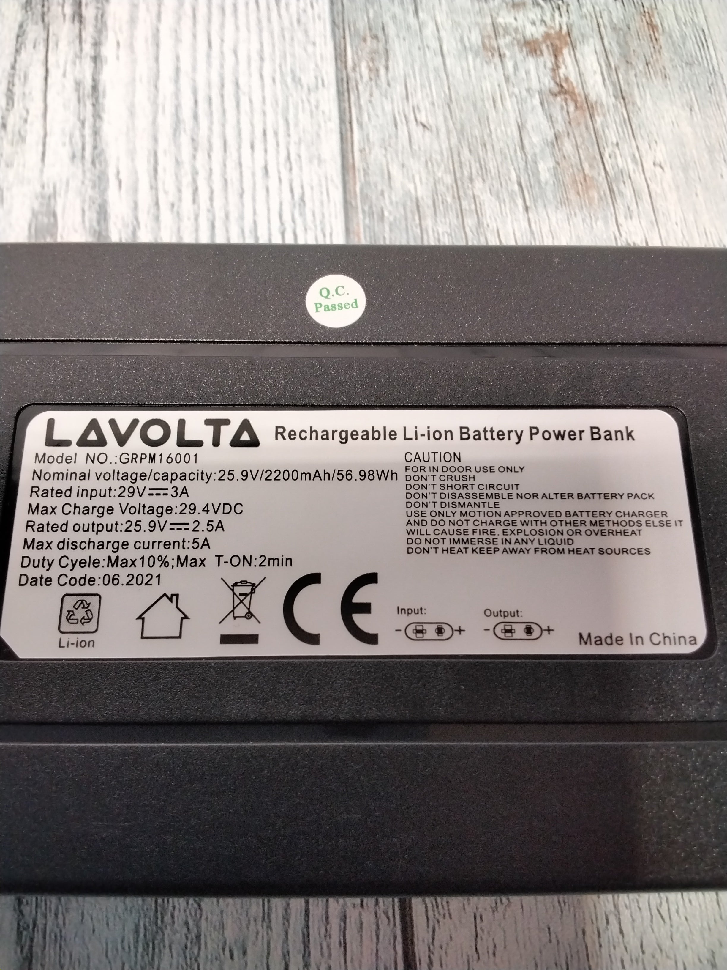 Lavolta Rechargeable Liion Furniture Recliner Battery Power Bank GRPM