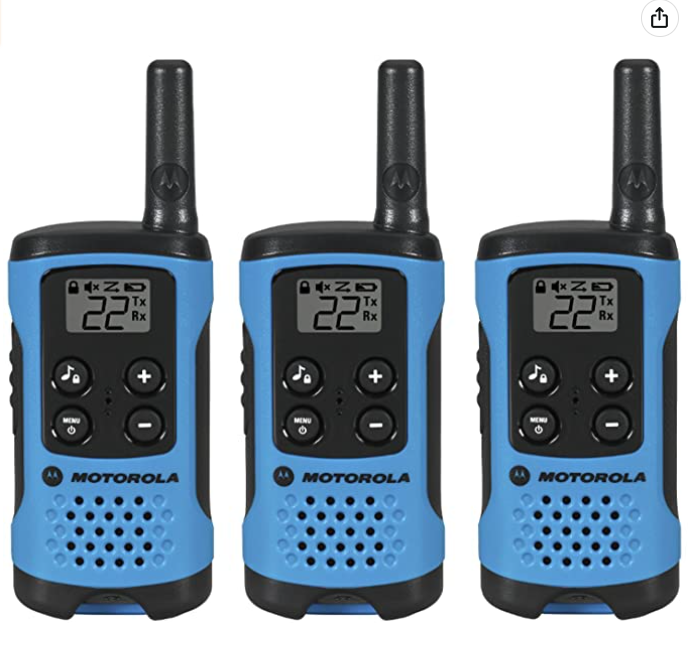 (Lot of 2) Motorola T100TP Talkabout Radio, 3 Pack (7689375514862)