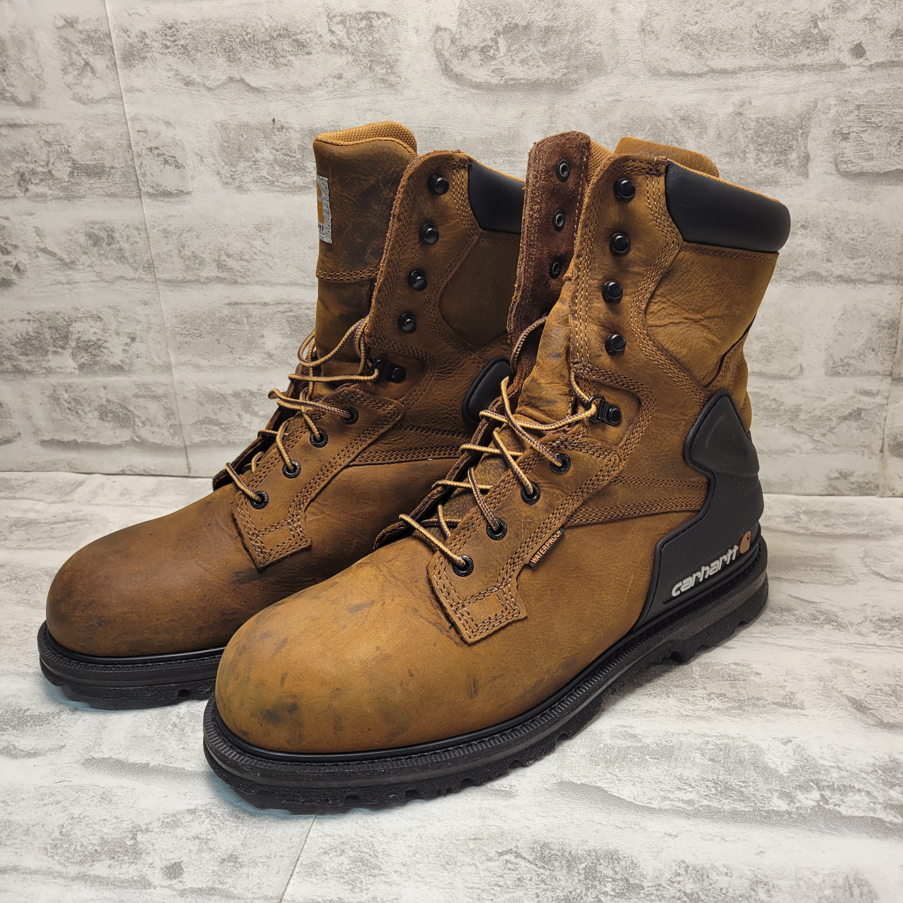 Carhartt Men's CMW8200 8 Steel Toe Work Boot (12, Bison Brown) (7846684655854)