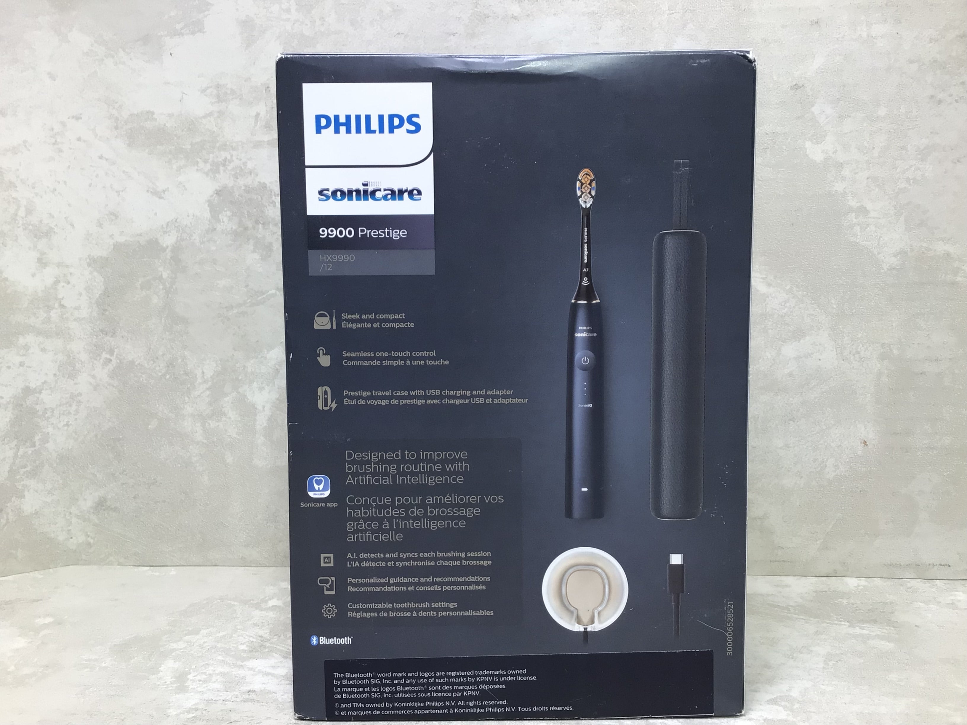 Philips Sonicare 9000 Series Prestige Rechargeable Toothbrush, **TESTED** (7682423193838)