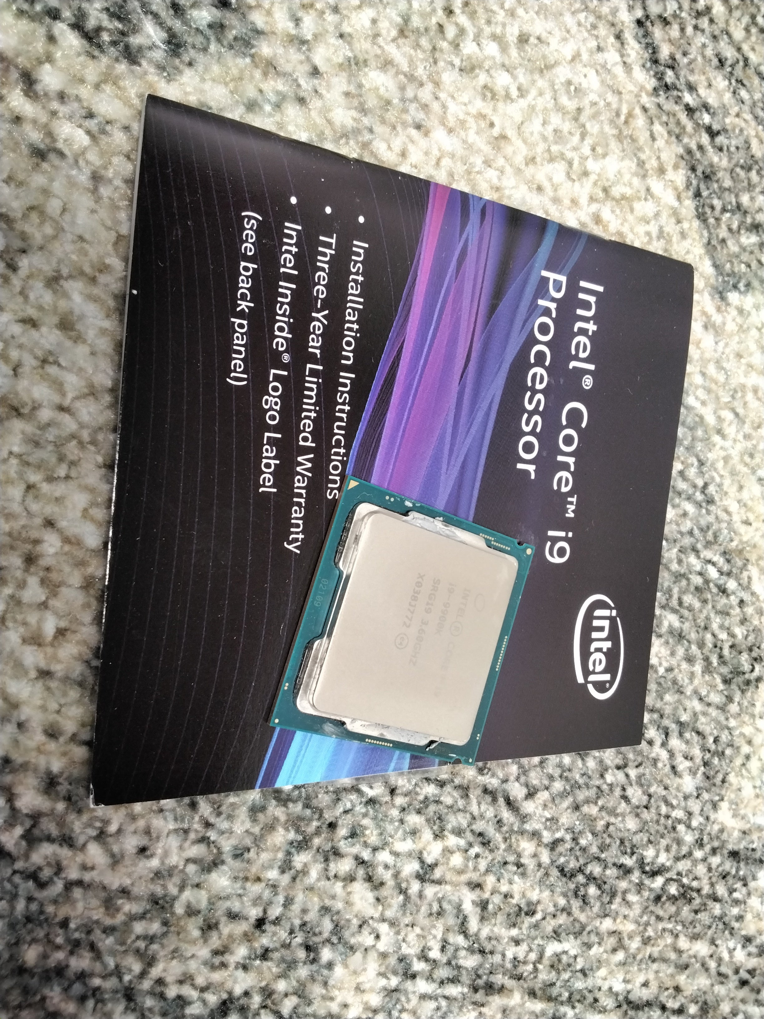 Intel Core i9-9900K Coffee Lake 3.6GHz 16MB Smart Cache CPU Desktop Processor (7927753507054)