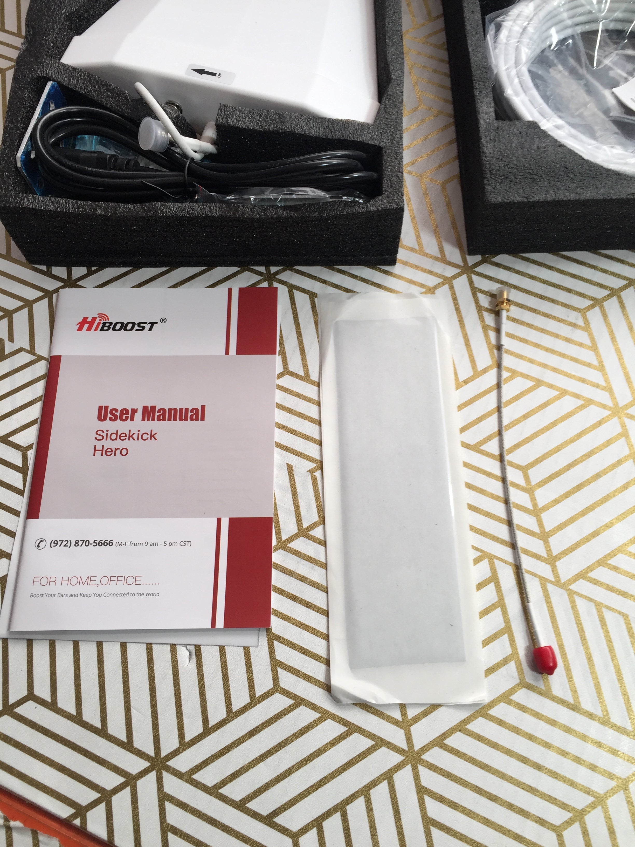 HiBoost Cell Phone Booster for Home - Up to 2000 Sq.ft | Cell Signal Booster (8039751811310)