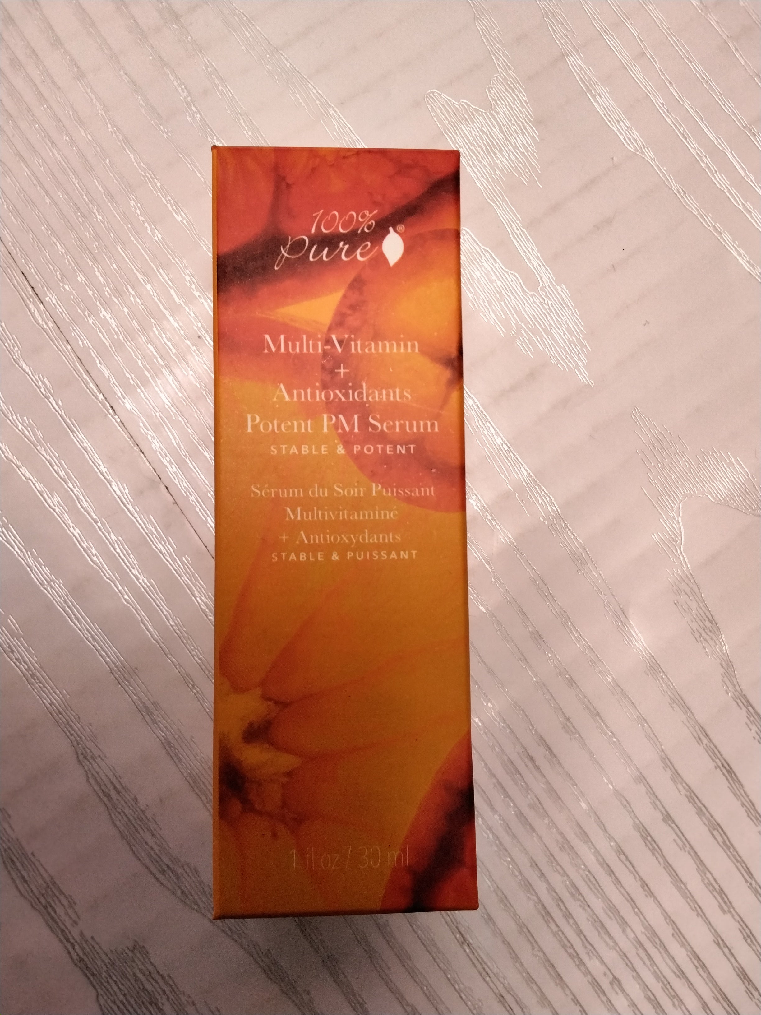 100% Pure Multi-Vitamin + Antioxidants Potent PM Serum - 1 fl oz (7910001737966)