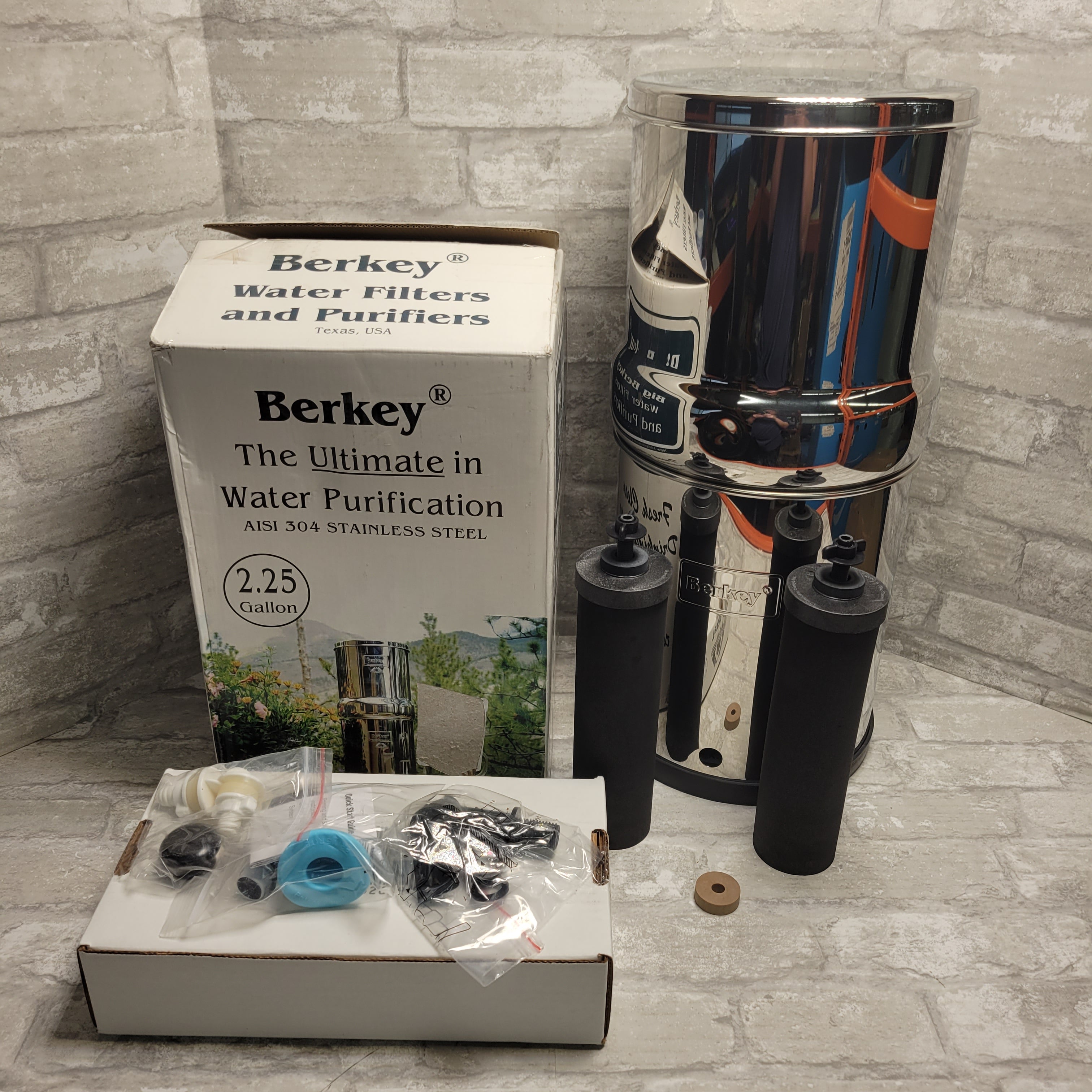 Big Berkey Gravity-Fed Water Filter System, 2.25 Gallon (8095011438830)