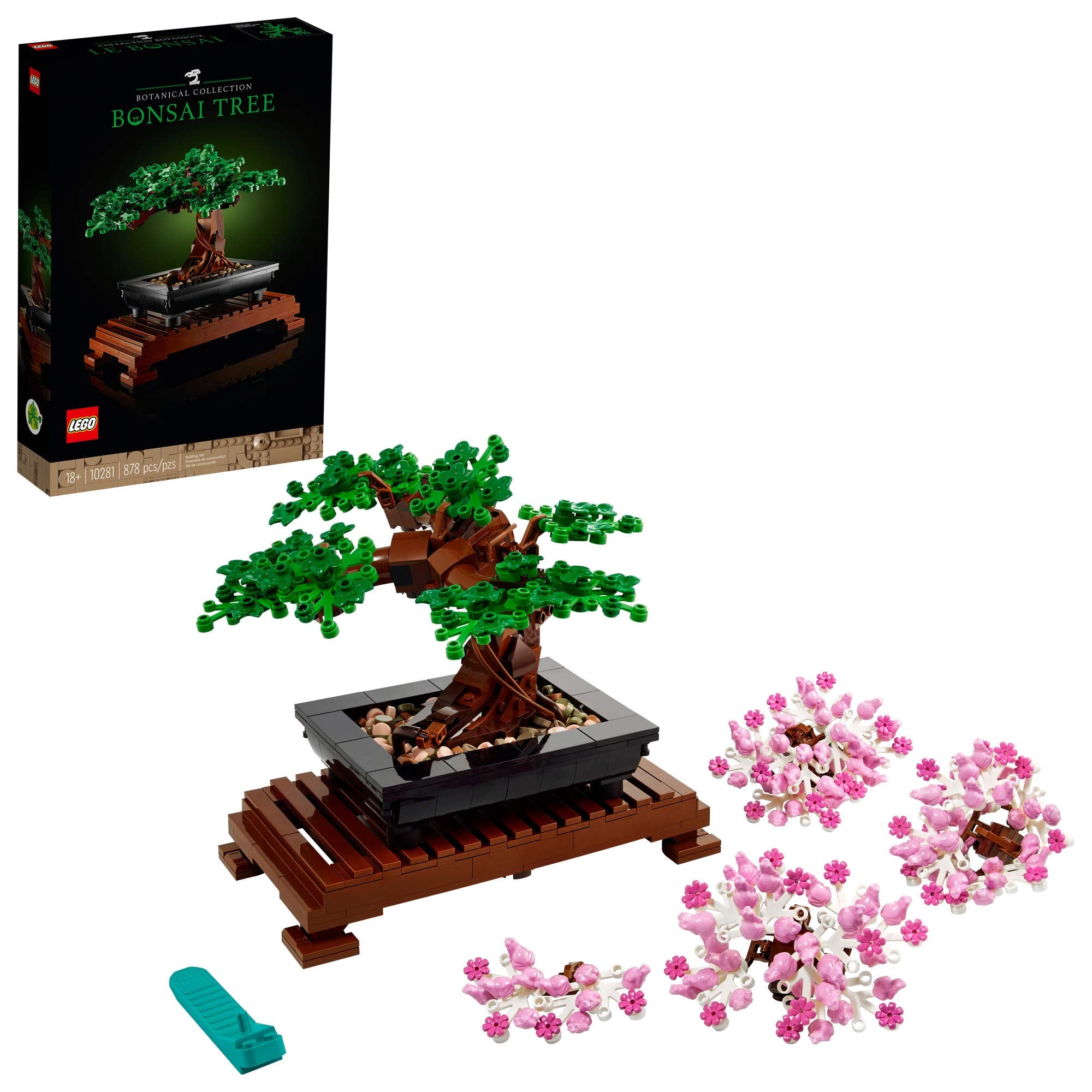 LEGO Bonsai Tree 10281 Building Kit, (878 Pieces)