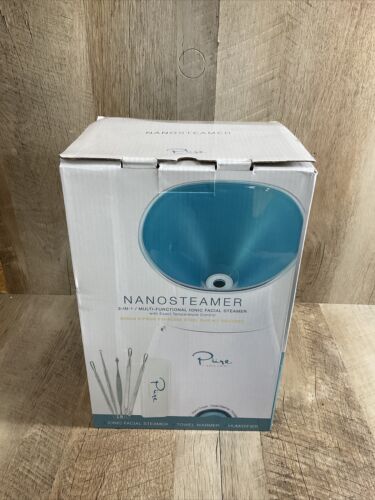 NanoSteamer Large 3-in-1 Nano Ionic Facial Steamer with Precise Temp Control (6922813440183)