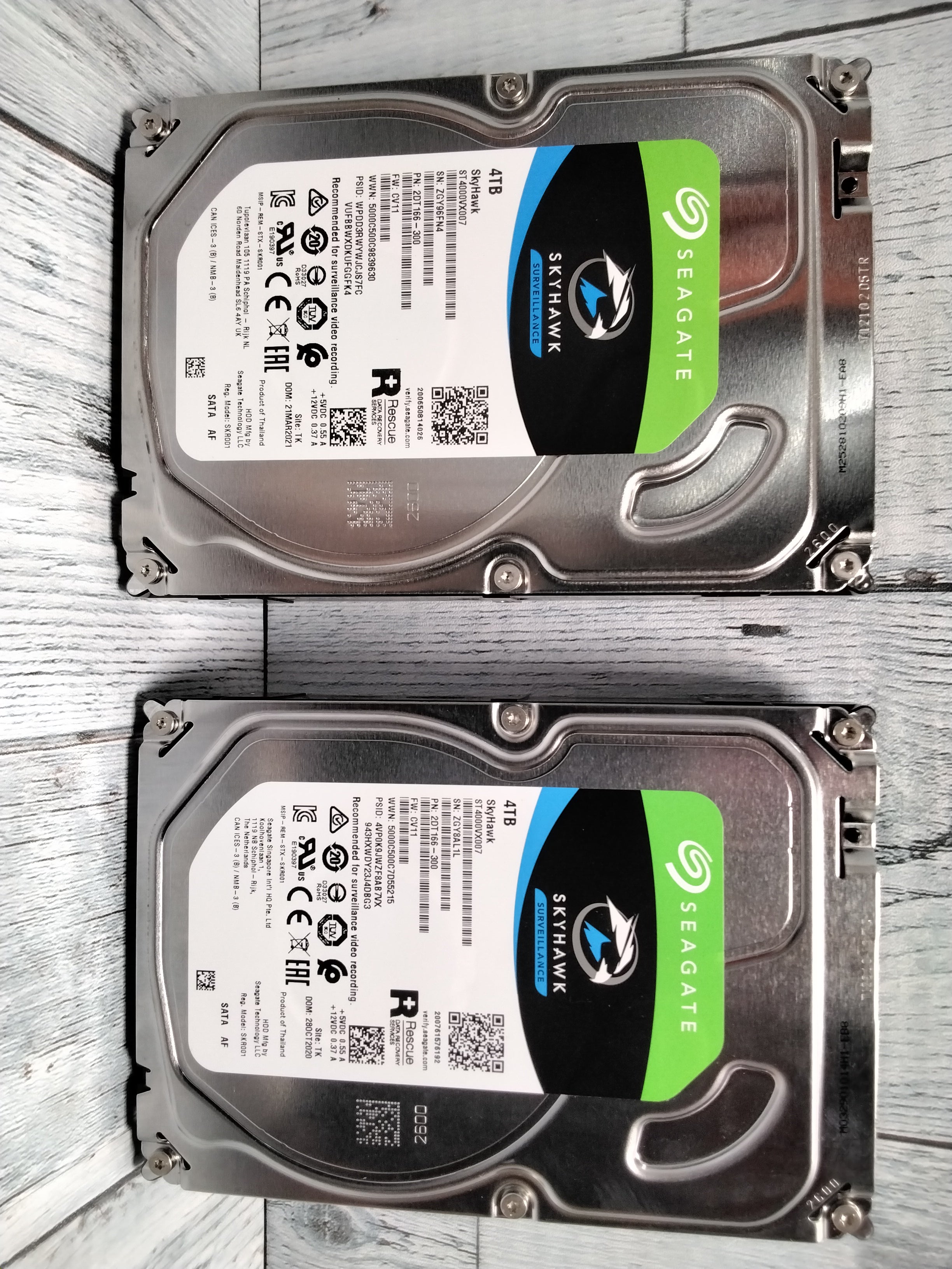 SEAGATE ST4000VX007 Skyhawk 4TB Surveillance Internal Hard Drive (2 Ha