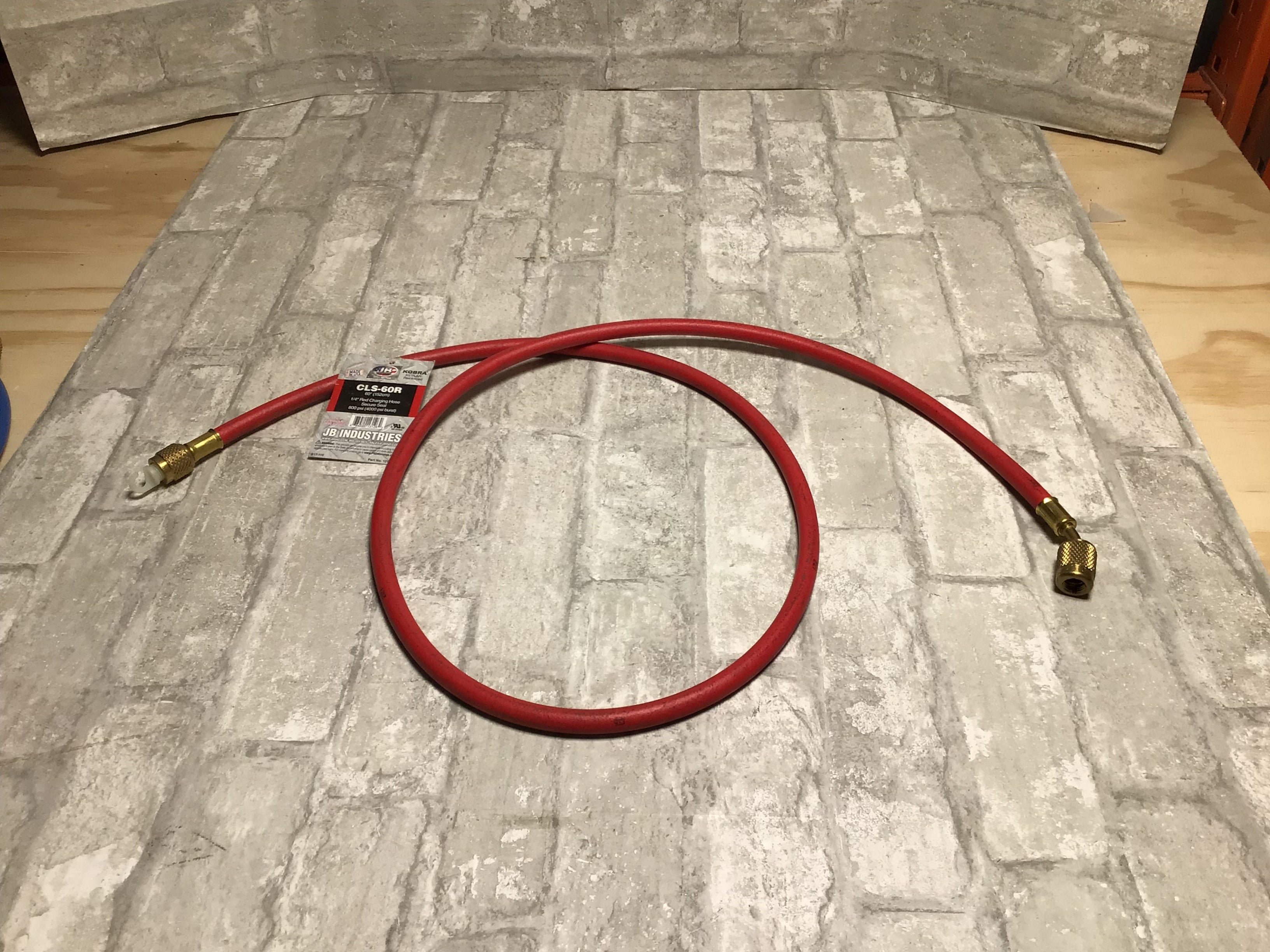 JB Red Charging Hose CLS-60R Kobra Kevlar Reinforced (8216573509870)