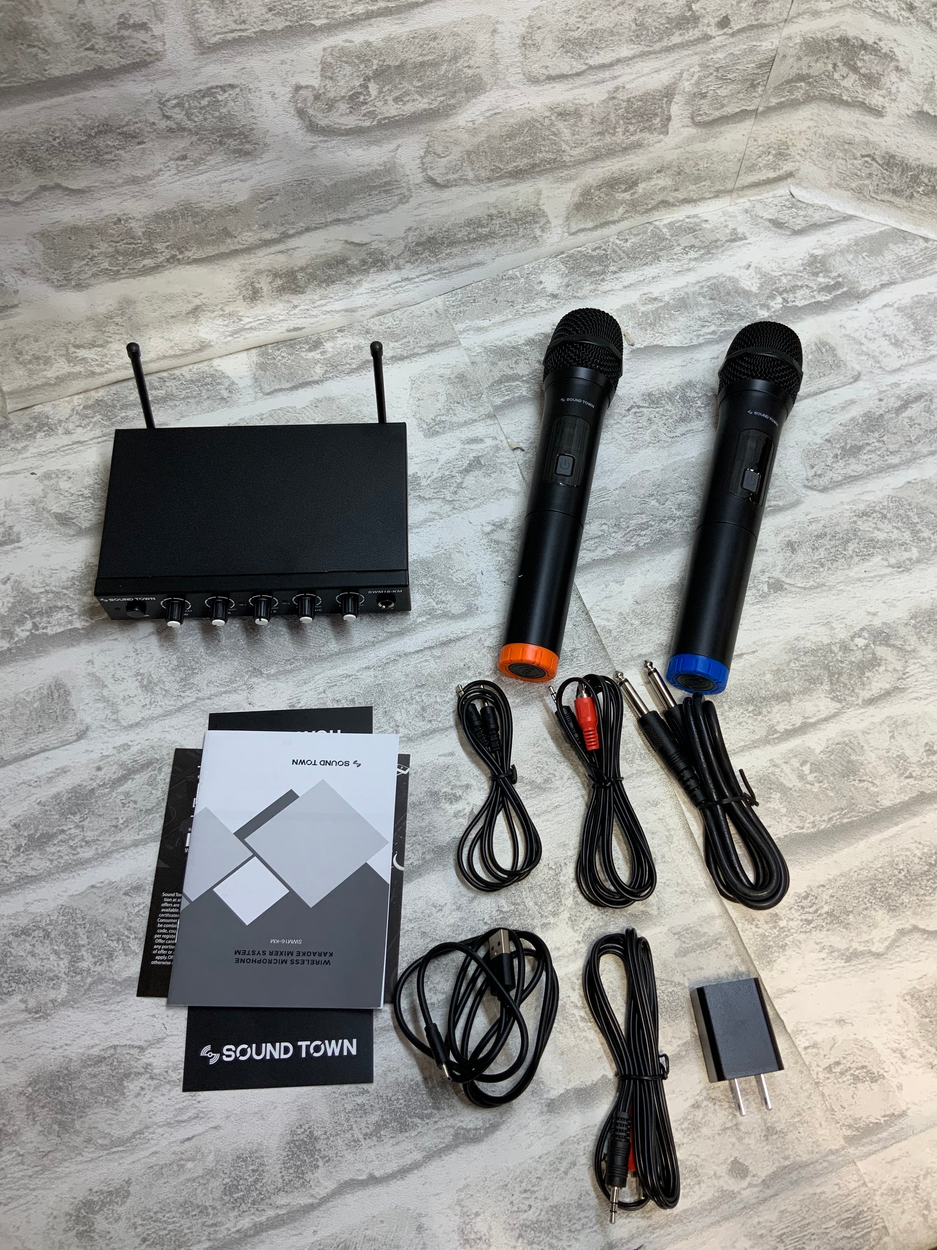 Sound Town UHF 16 Channels Wireless Microphone System (7572555530478)