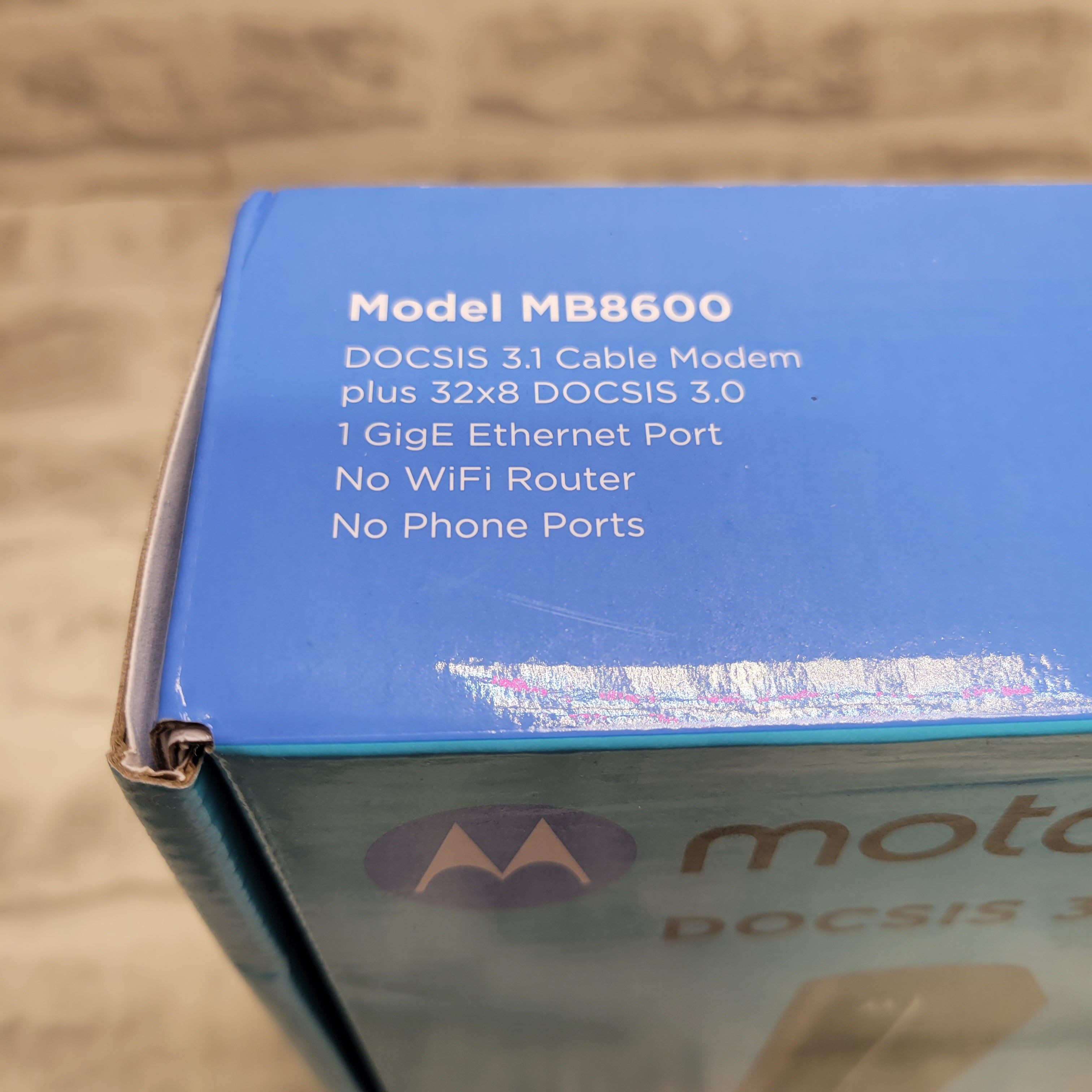 Motorola MB8600 DOCSIS 3.1 Cable Modem | 1 Gbps Ethernet Port (7658633658606)