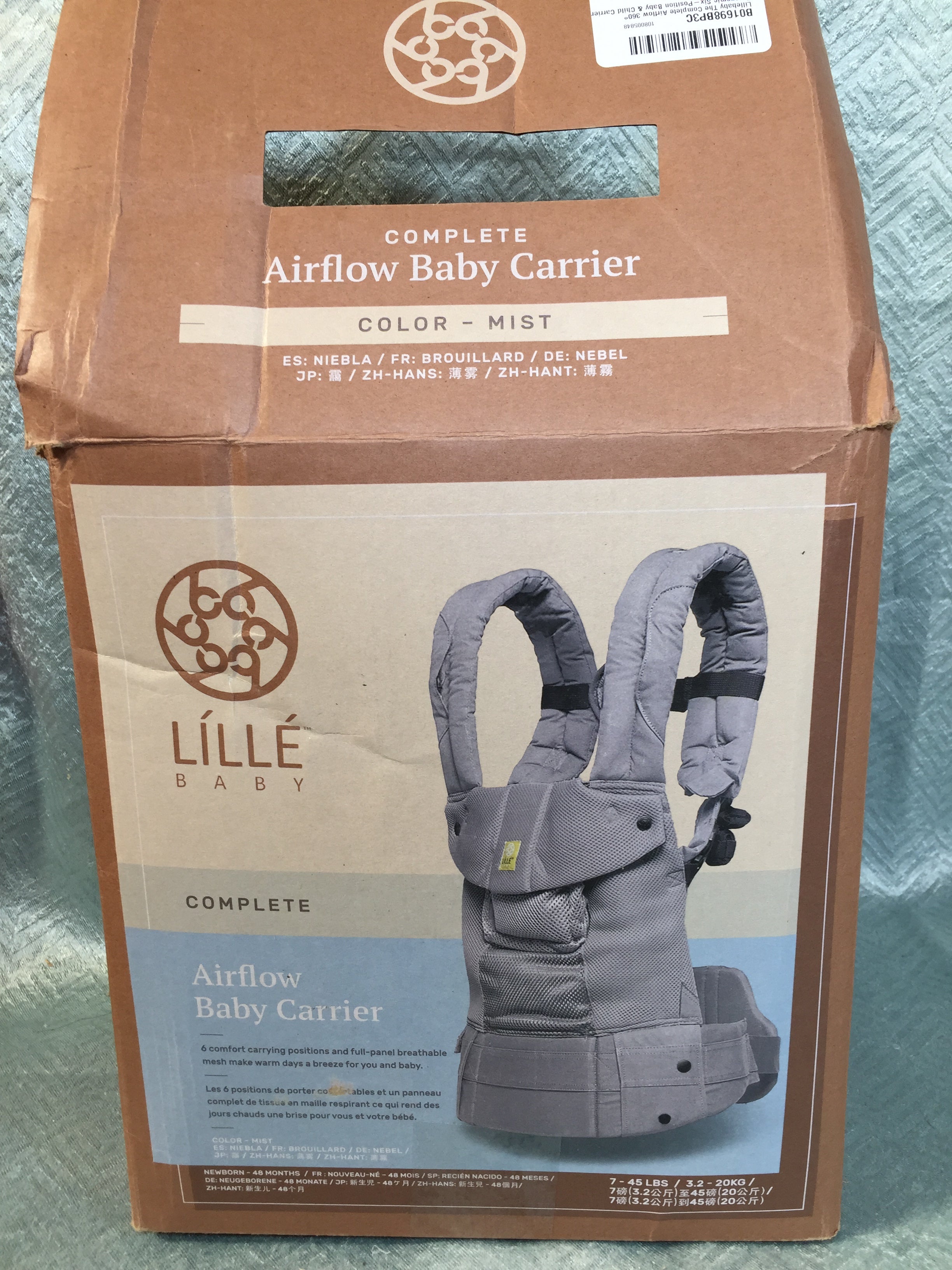 LÃLLÃbaby Complete Airflow Ergonomic 6-in-1 Baby Carrier Newborn-Toddler (7614973772014)