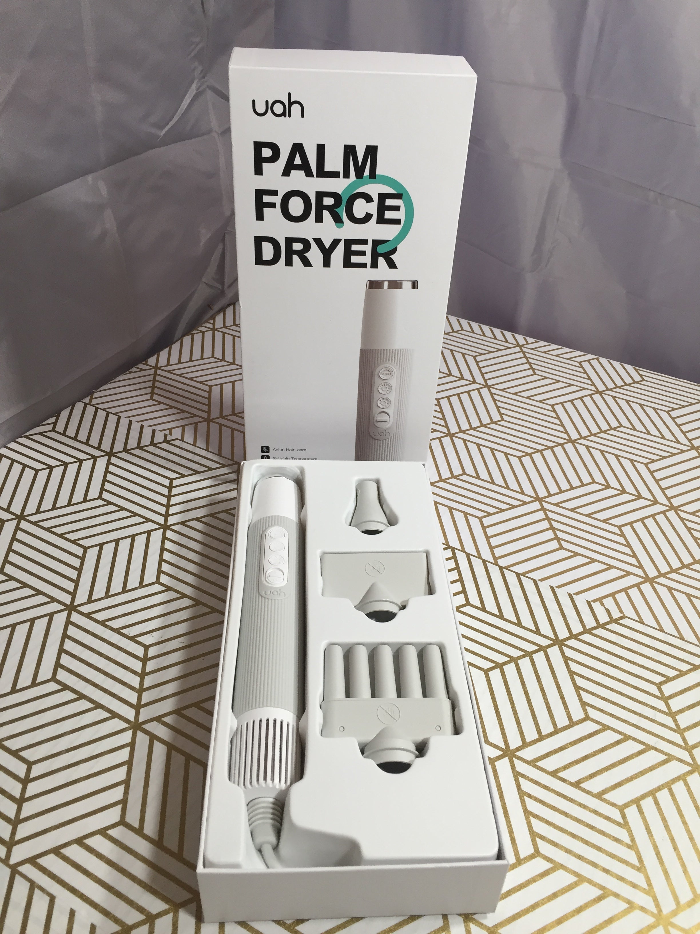 uahpet Pet Dryer for Dog, Portable Handheld Pet Grooming Hair Dryer Less Noise (8035398123758)