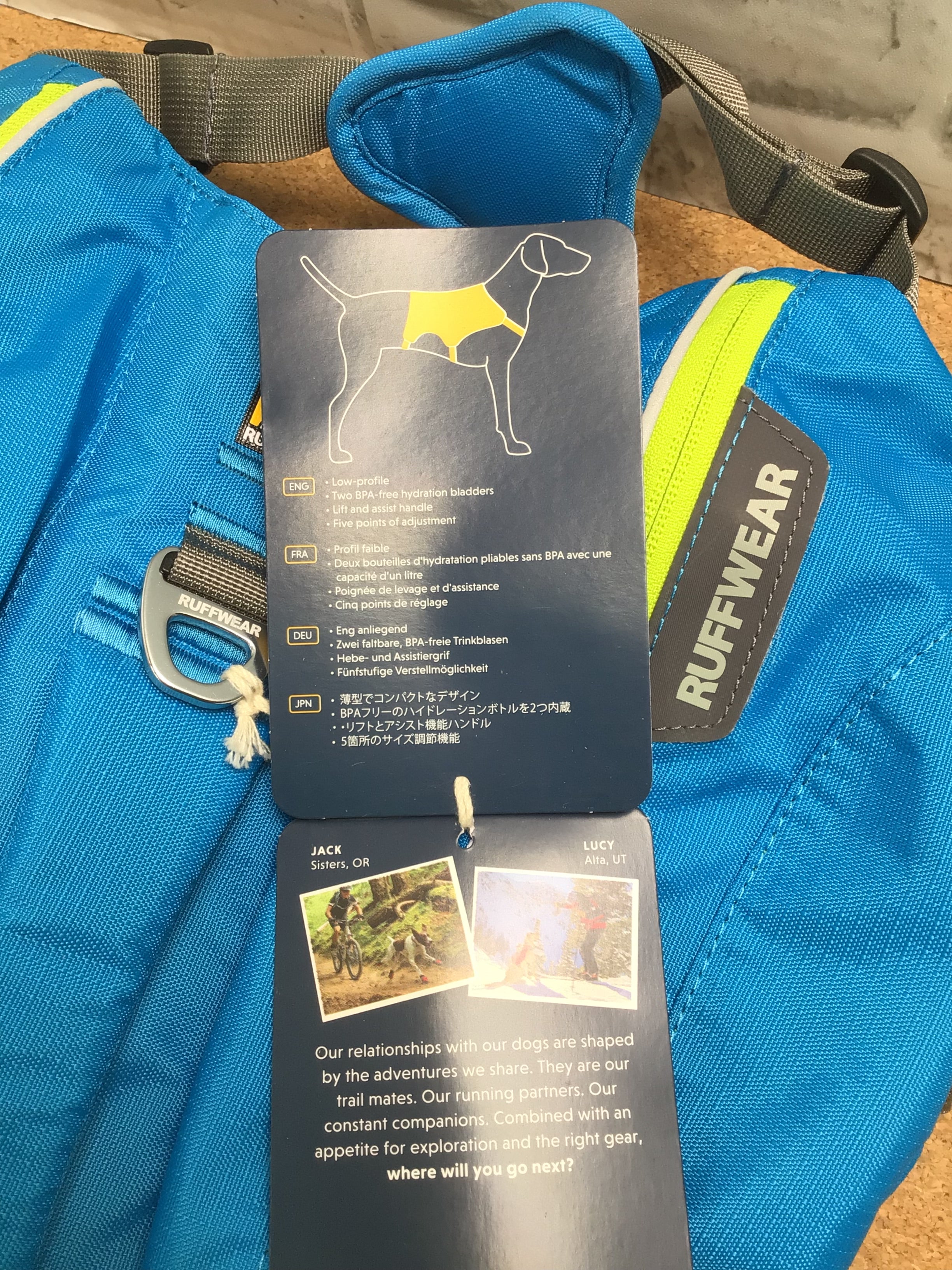 Ruffwear, Singletrak Dog Pack, Hiking Backpack with Hydration Bladders