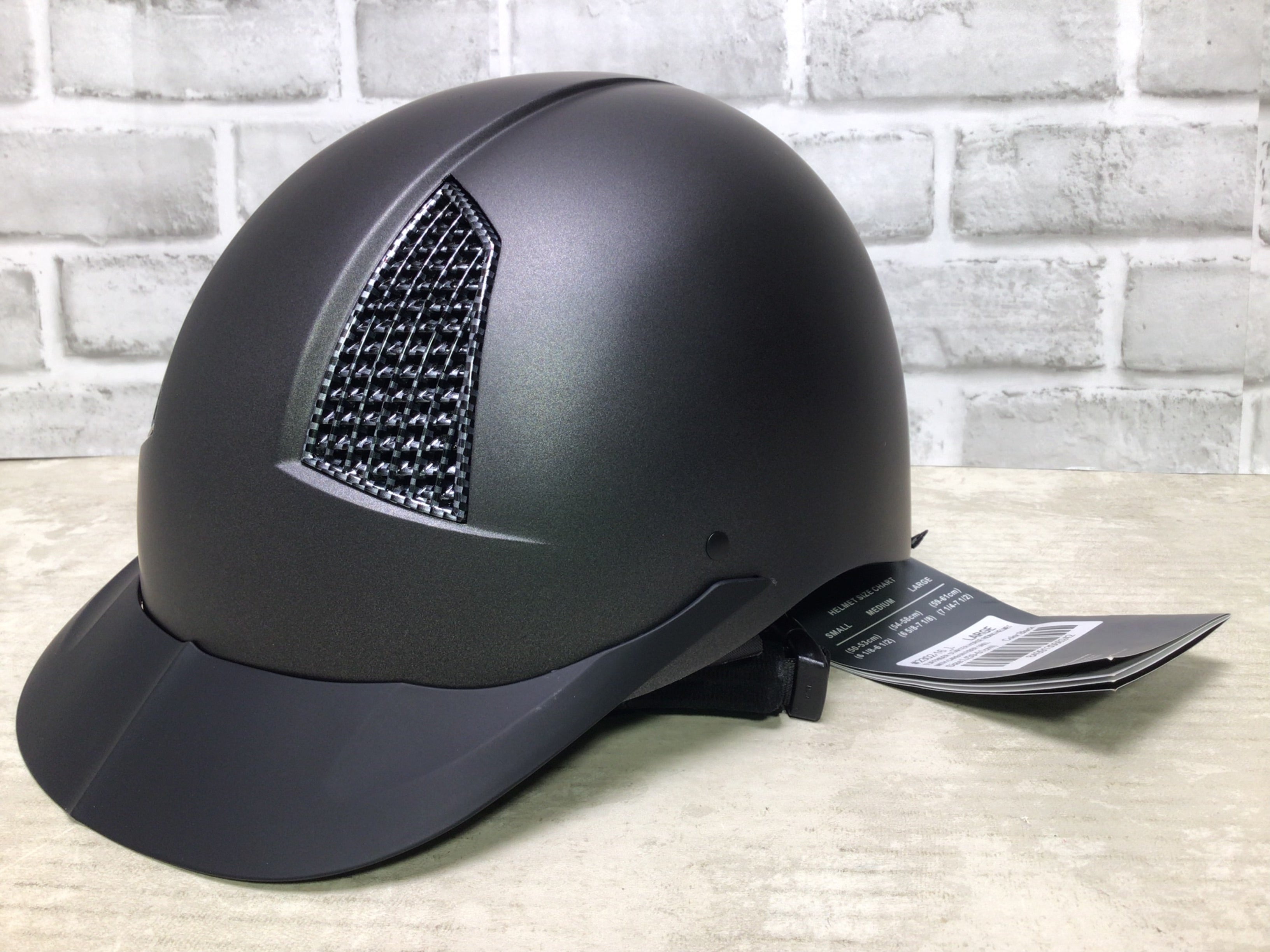 TuffRider Starter Horse Riding Helmet with Carbon Fiber Grill (Size-Large) (7731242795246)