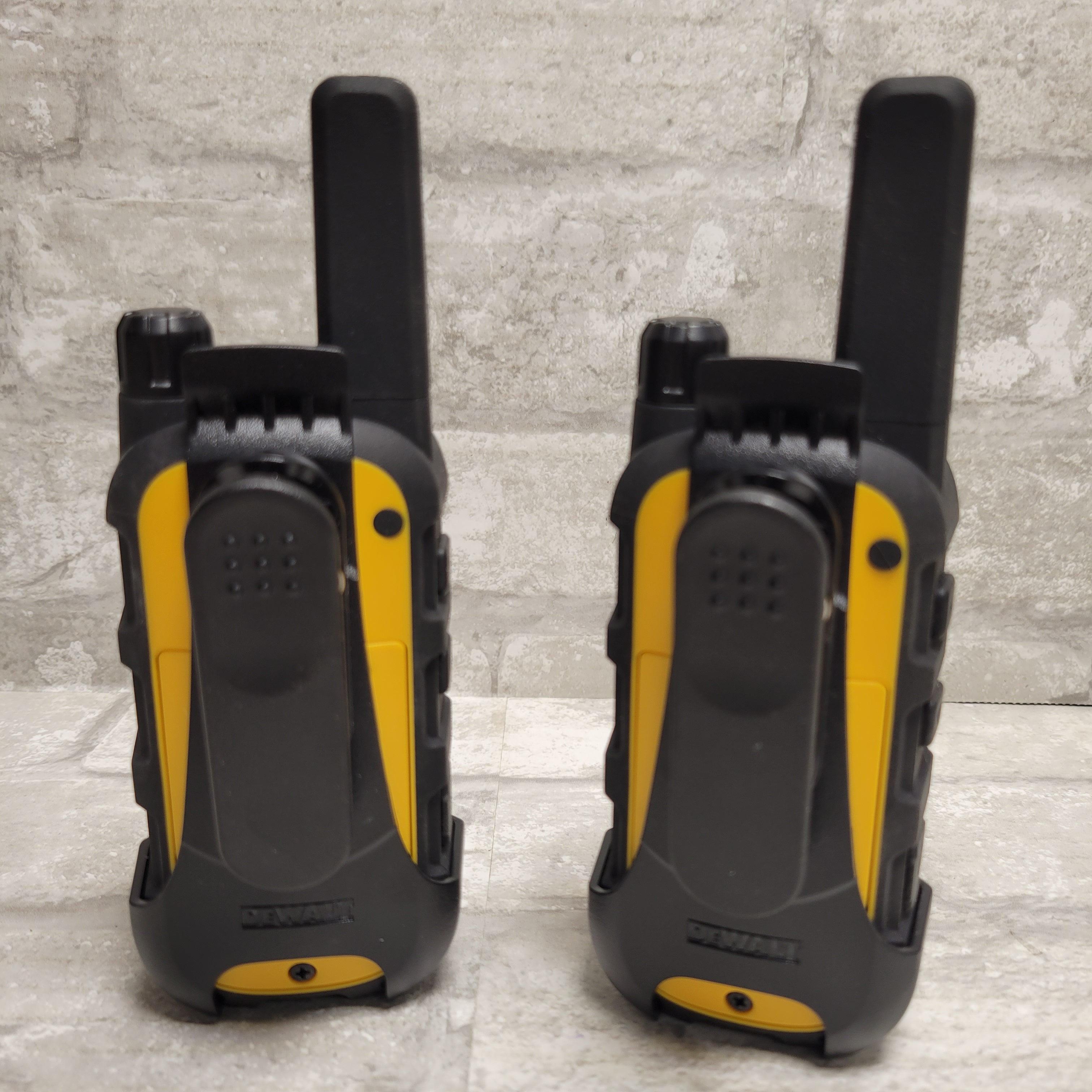 DEWALT HeavyDuty IP67 22Channel WalkieTalkie, Set of 2