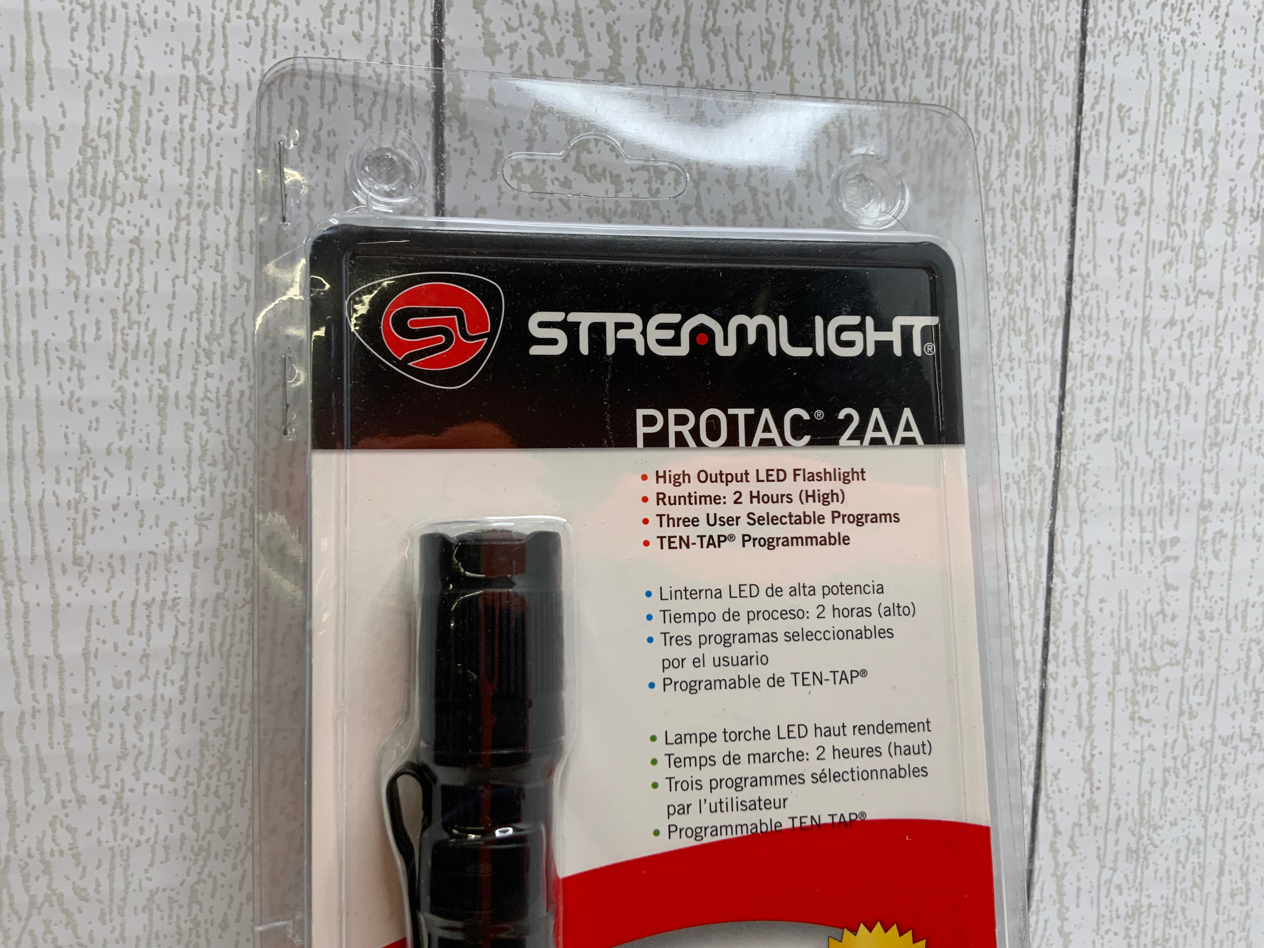 Streamlight 88033 ProTac 2AA 250-Lumen EDC Professional Tactical Flashlight (8050788827374)