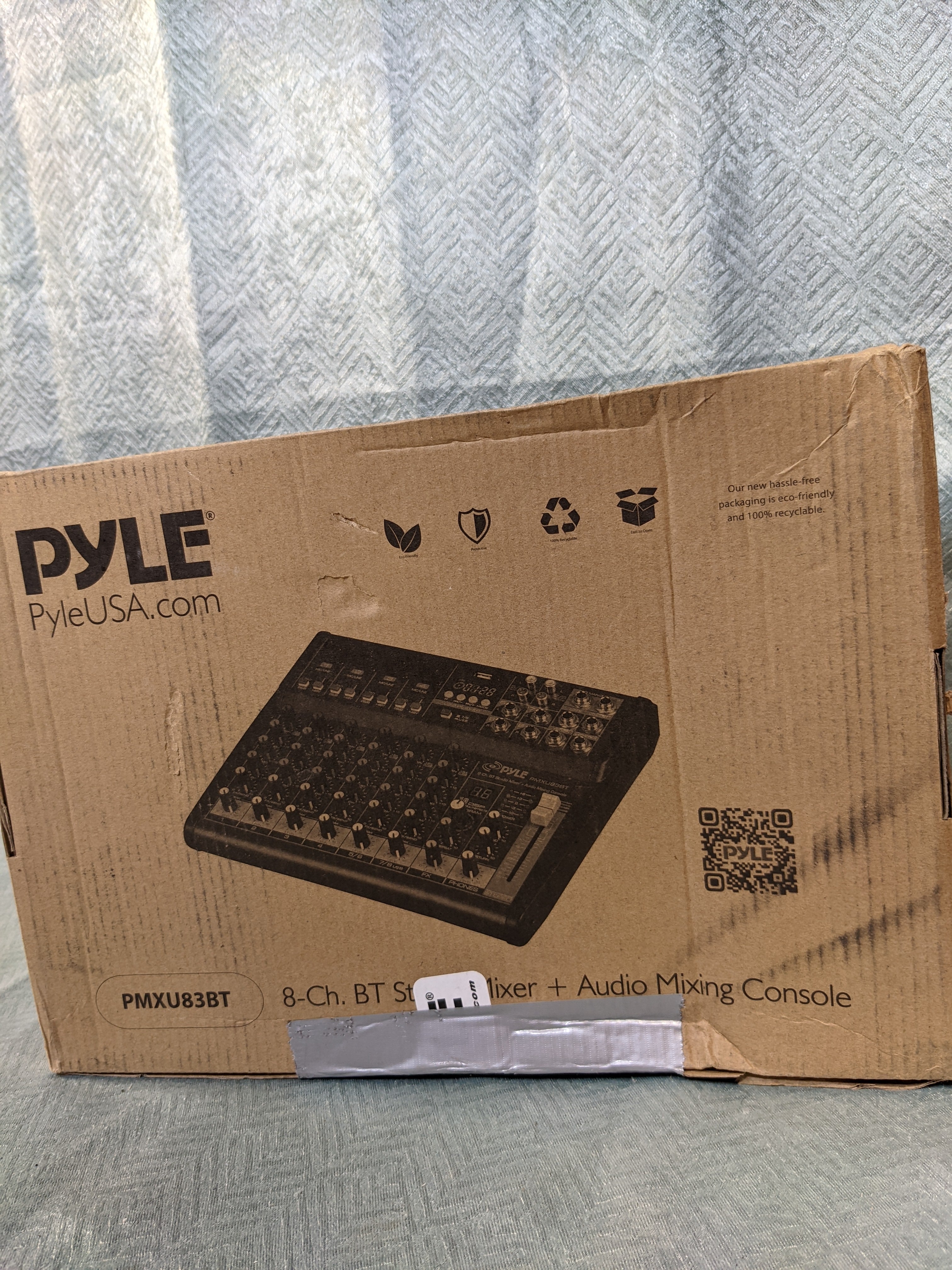Pyle PMXU83BT 8-Ch. Bt Studio Mixer & Audio Mixing Console (7588092543214)