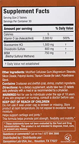 XRAY Triple Action Joint Health Supplement with Vitamin D, White, 60 Count Sealed. Expires 3/2022 (7567455027438)