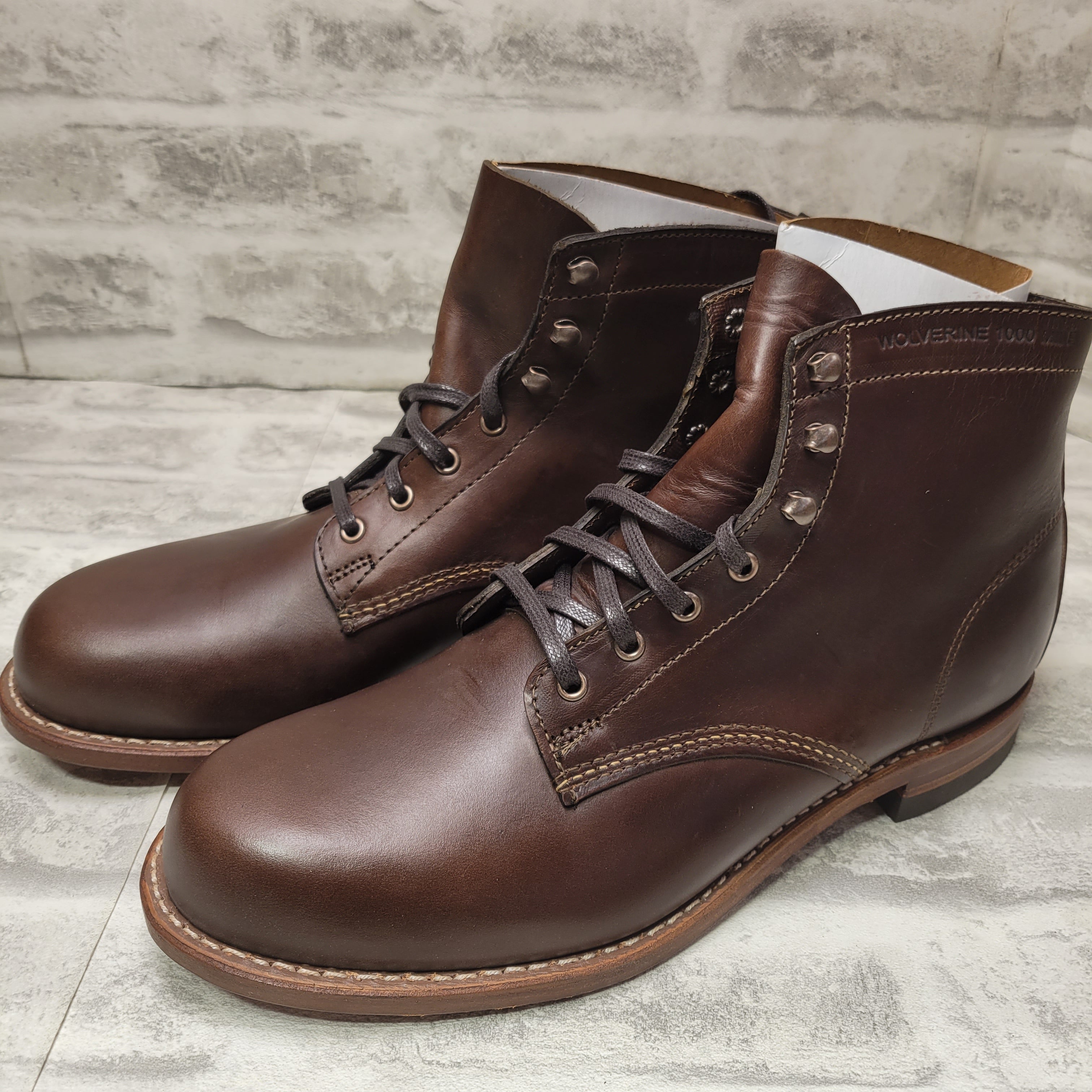 WOLVERINE Men's 1000 Mile Fashion Boot (10, Brown Leather) (7776259965166)